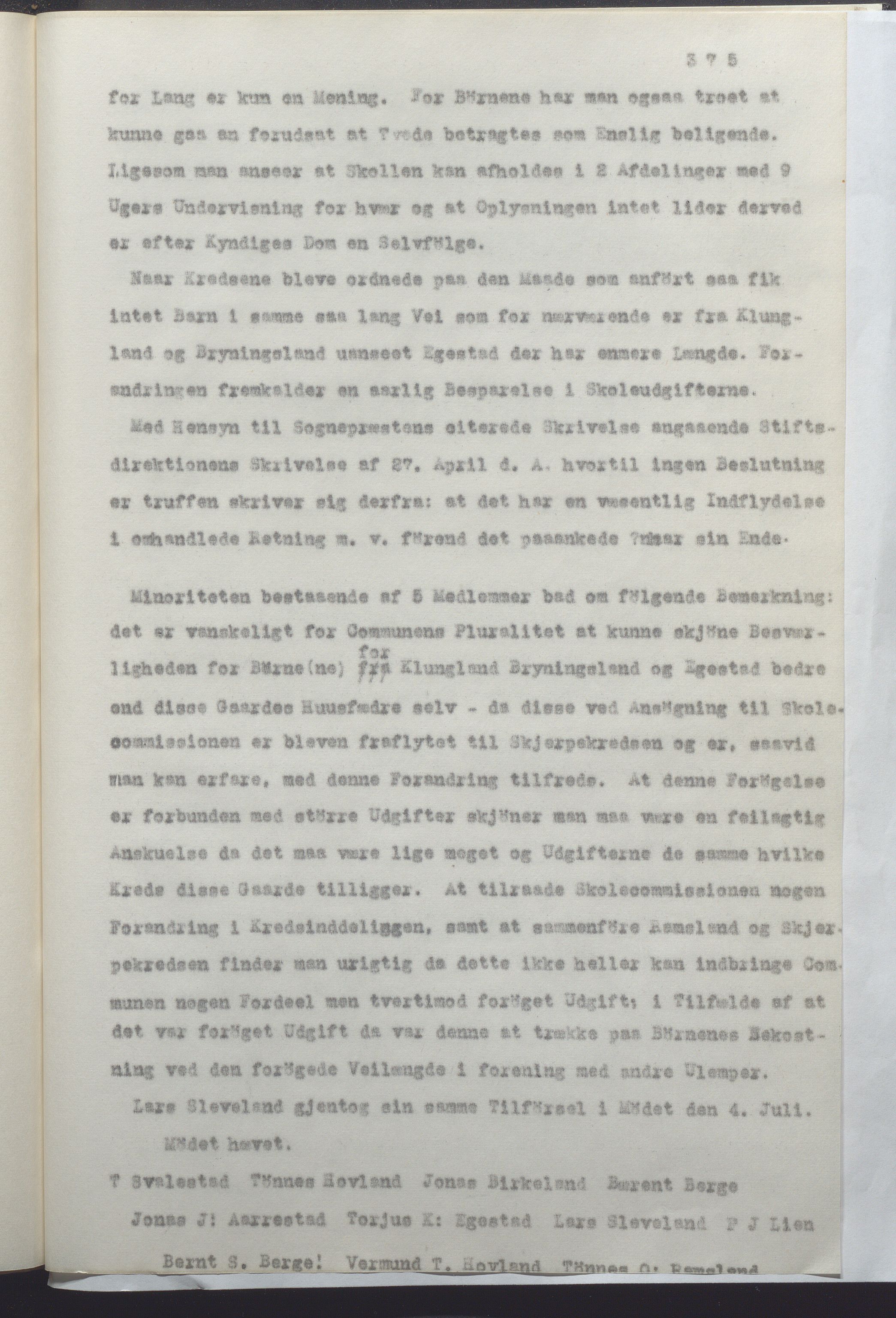 Helleland kommune - Formannskapet, IKAR/K-100479/A/Ab/L0001: Avskrift av møtebok, 1837-1866, p. 375