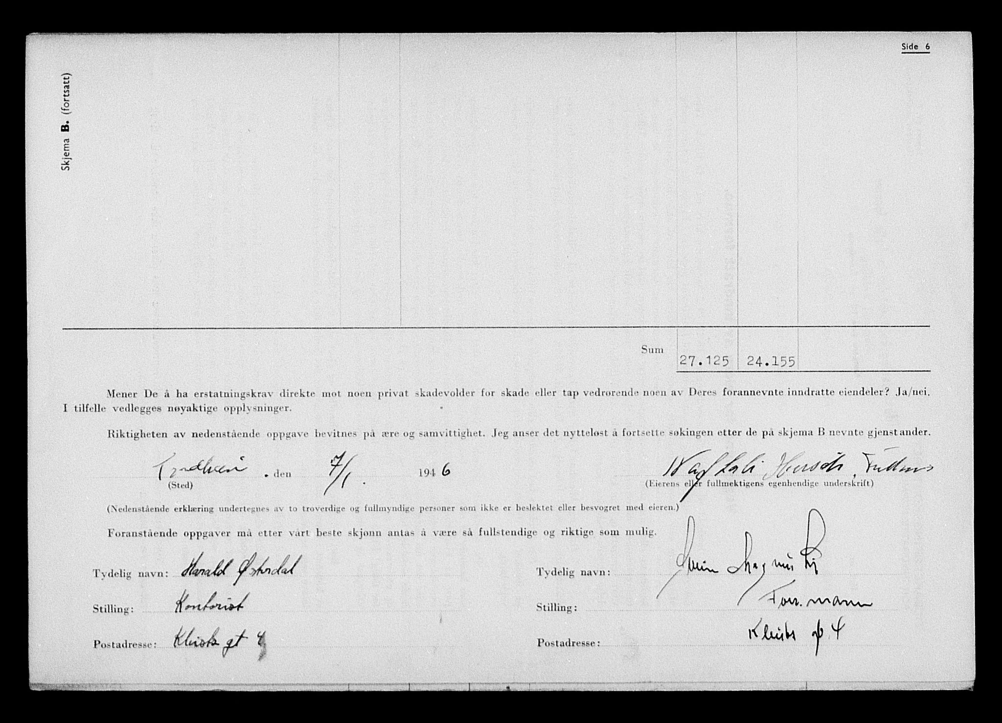 Justisdepartementet, Tilbakeføringskontoret for inndratte formuer, AV/RA-S-1564/H/Hc/Hca/L0896: --, 1945-1947, p. 269