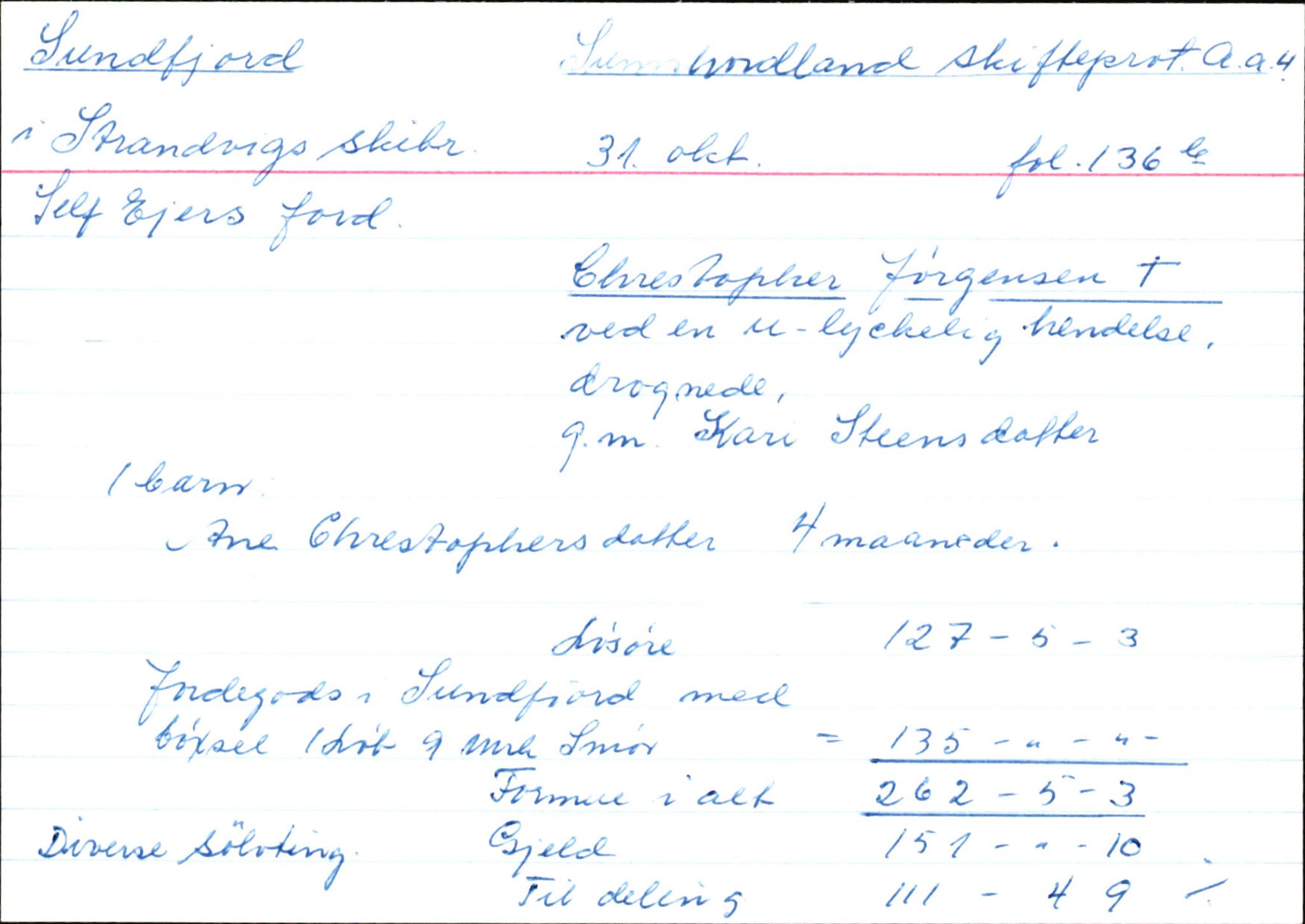 Skiftekort ved Statsarkivet i Bergen, SAB/SKIFTEKORT/004/L0003: Skifteprotokoll nr. 4, 1717-1722, p. 526