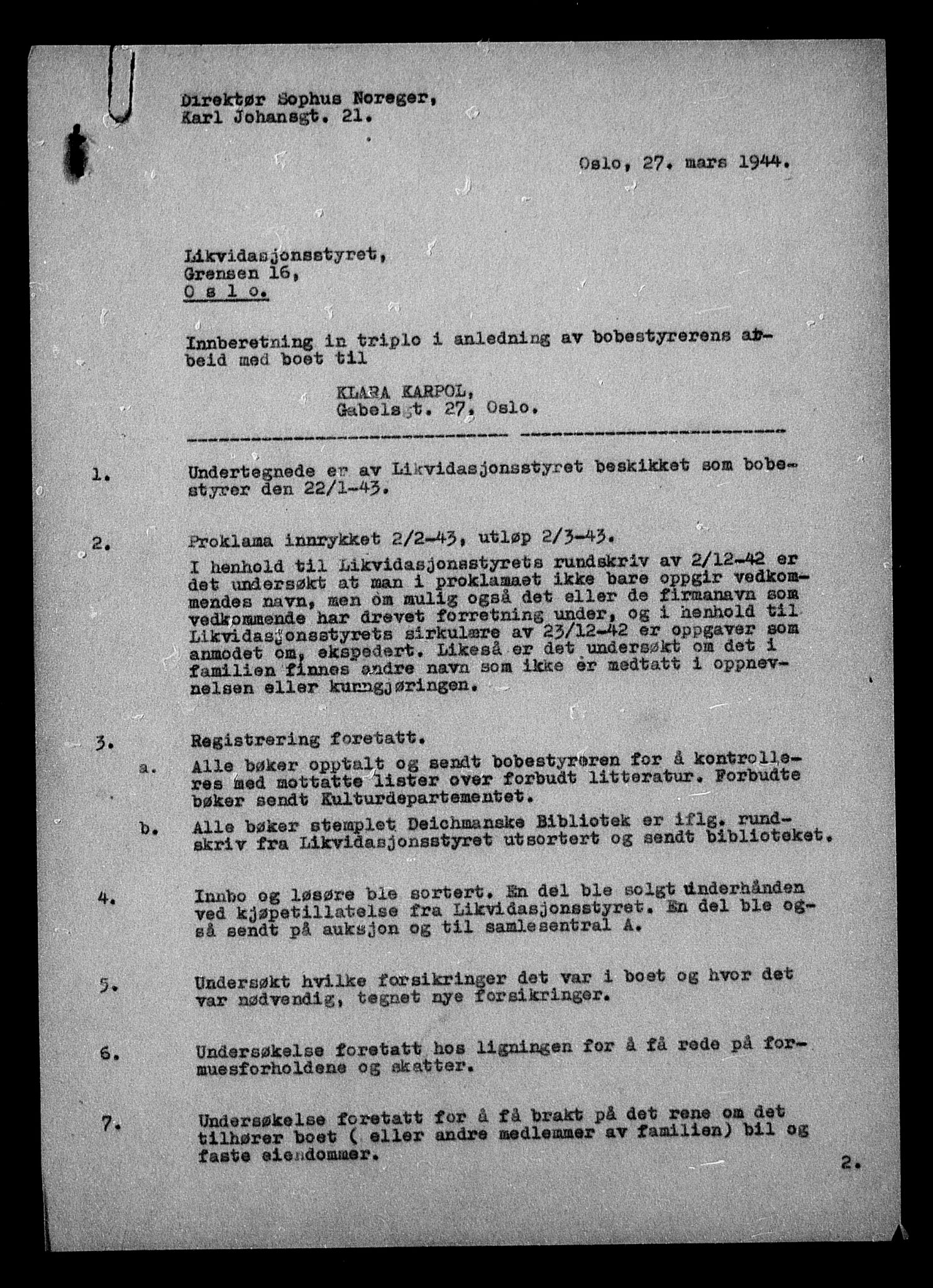 Justisdepartementet, Tilbakeføringskontoret for inndratte formuer, AV/RA-S-1564/H/Hc/Hcc/L0949: --, 1945-1947, p. 422