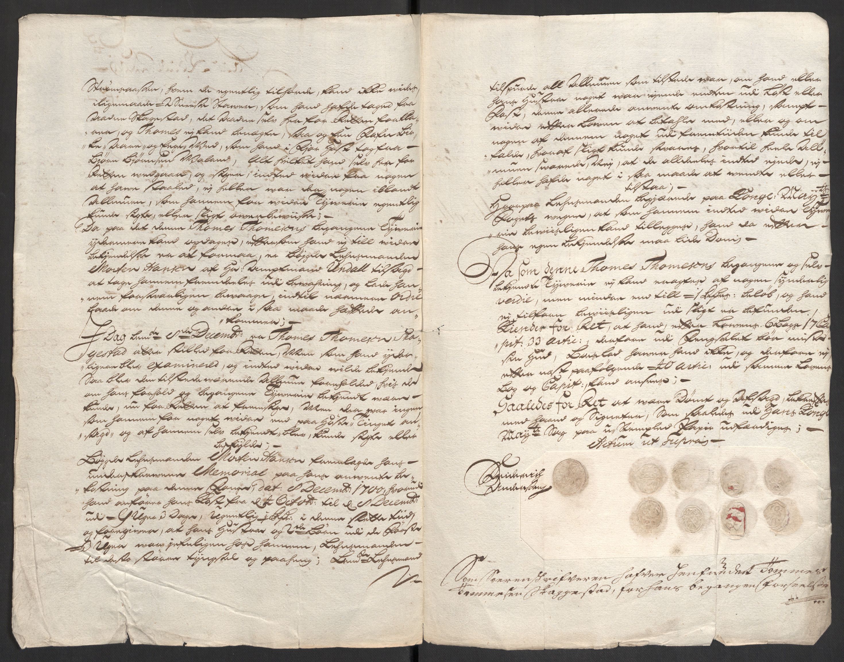 Rentekammeret inntil 1814, Reviderte regnskaper, Fogderegnskap, AV/RA-EA-4092/R43/L2548: Fogderegnskap Lista og Mandal, 1700, p. 270