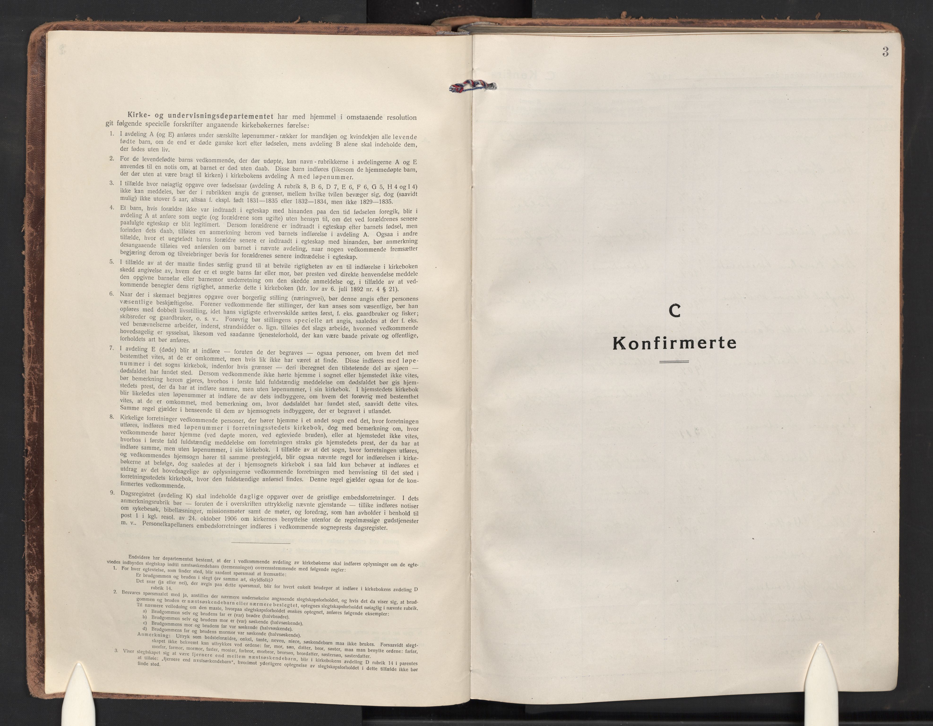 Asker prestekontor Kirkebøker, SAO/A-10256a/F/Fa/L0019: Parish register (official) no. I 19, 1918-1935, p. 3