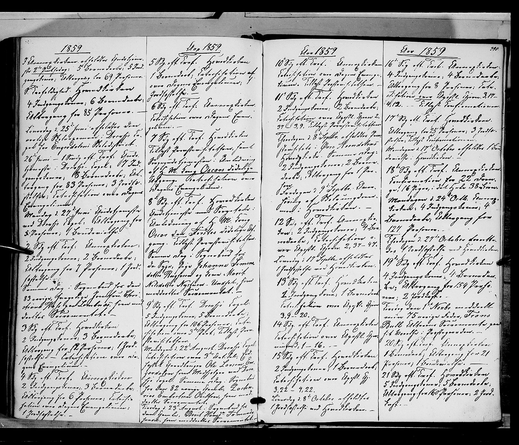 Rendalen prestekontor, AV/SAH-PREST-054/H/Ha/Haa/L0005: Parish register (official) no. 5, 1853-1866, p. 390