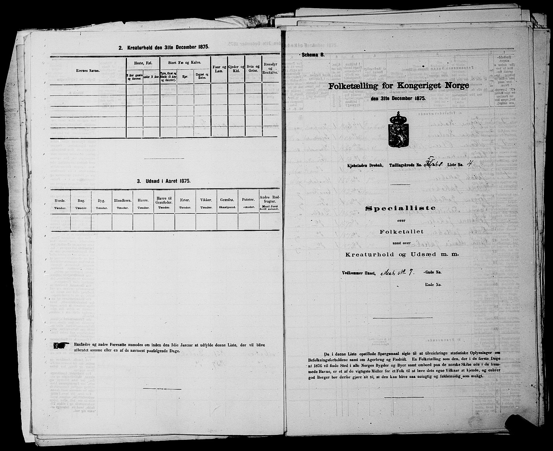 RA, 1875 census for 0203B Drøbak/Drøbak, 1875, p. 475