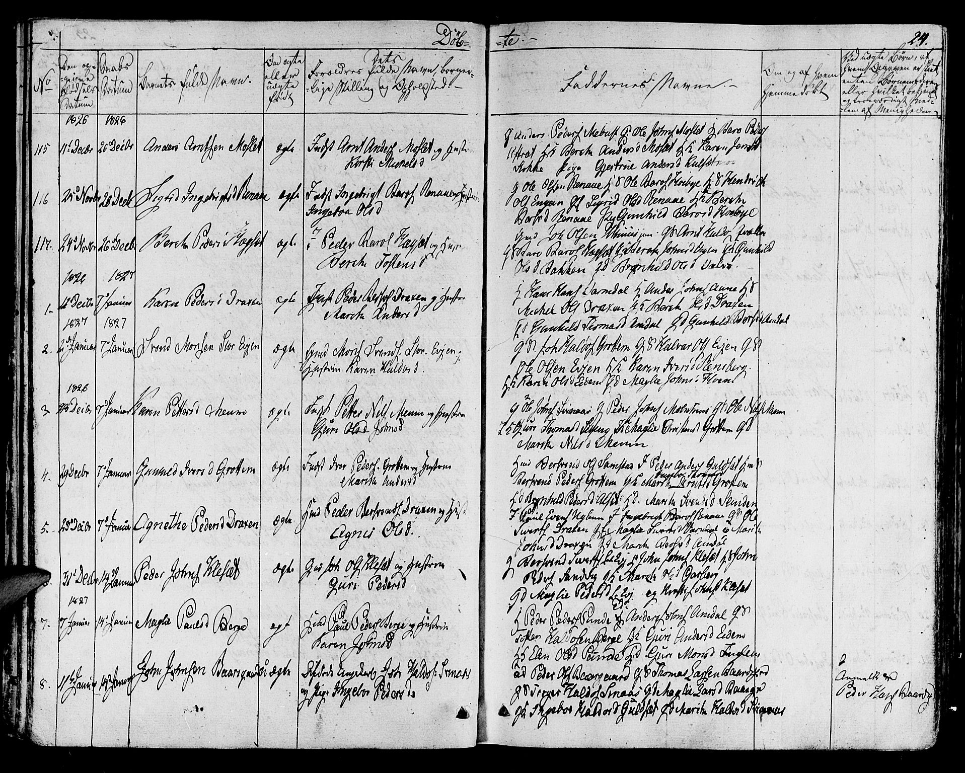 Ministerialprotokoller, klokkerbøker og fødselsregistre - Sør-Trøndelag, SAT/A-1456/695/L1143: Parish register (official) no. 695A05 /1, 1824-1842, p. 24