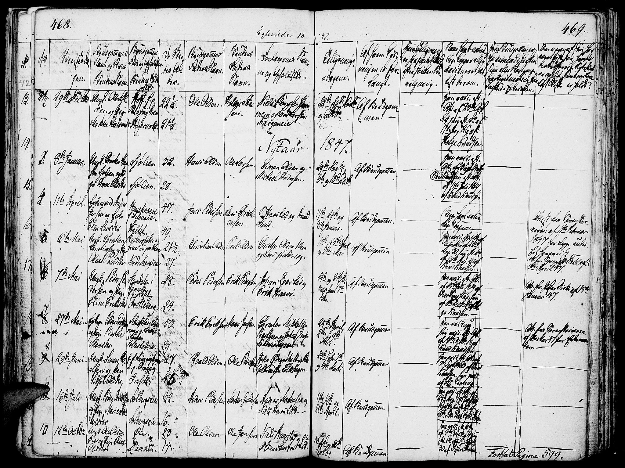 Løten prestekontor, SAH/PREST-022/K/Ka/L0006: Parish register (official) no. 6, 1832-1849, p. 468-469