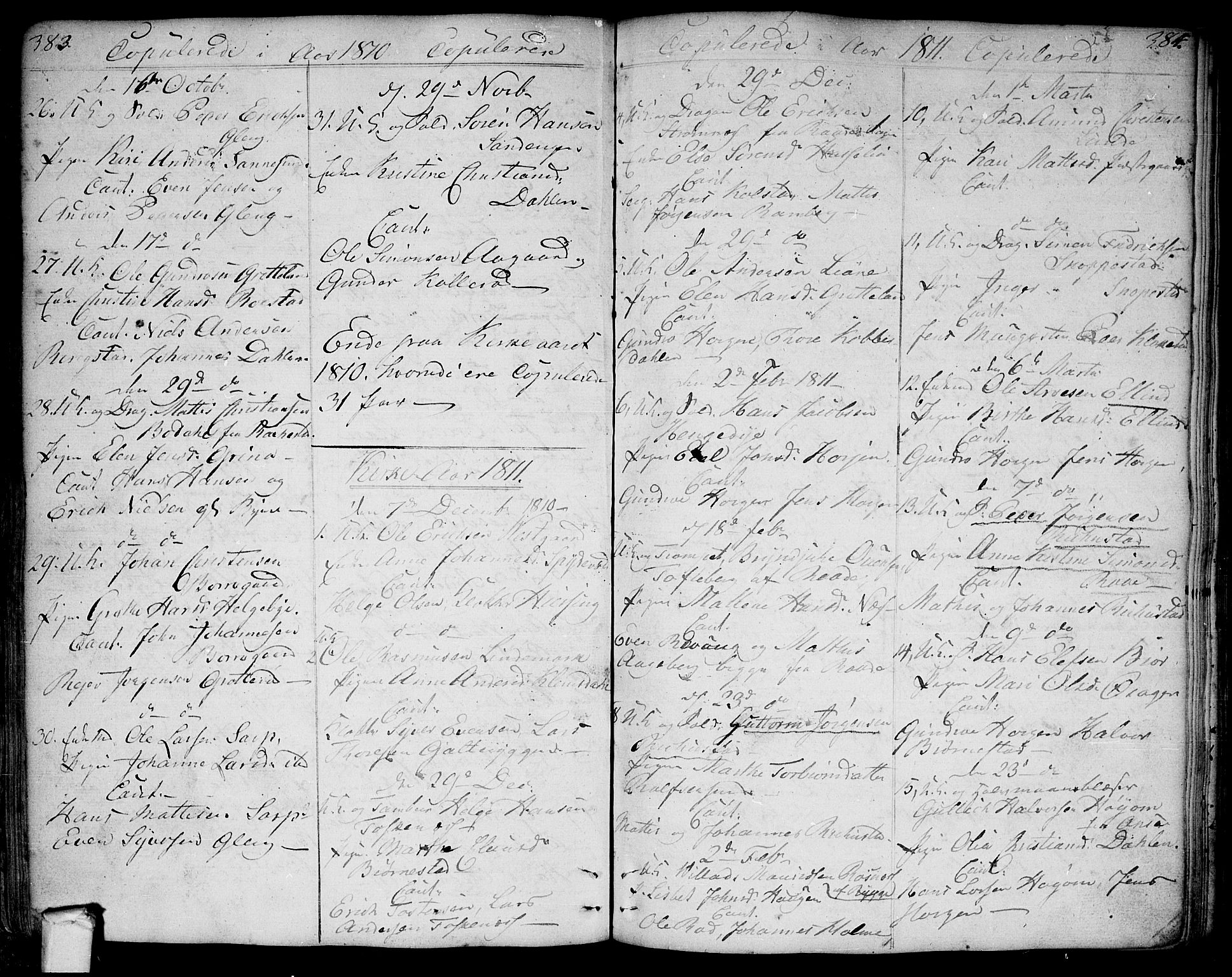 Tune prestekontor Kirkebøker, SAO/A-2007/F/Fa/L0004: Parish register (official) no. 4, 1797-1815, p. 383-384
