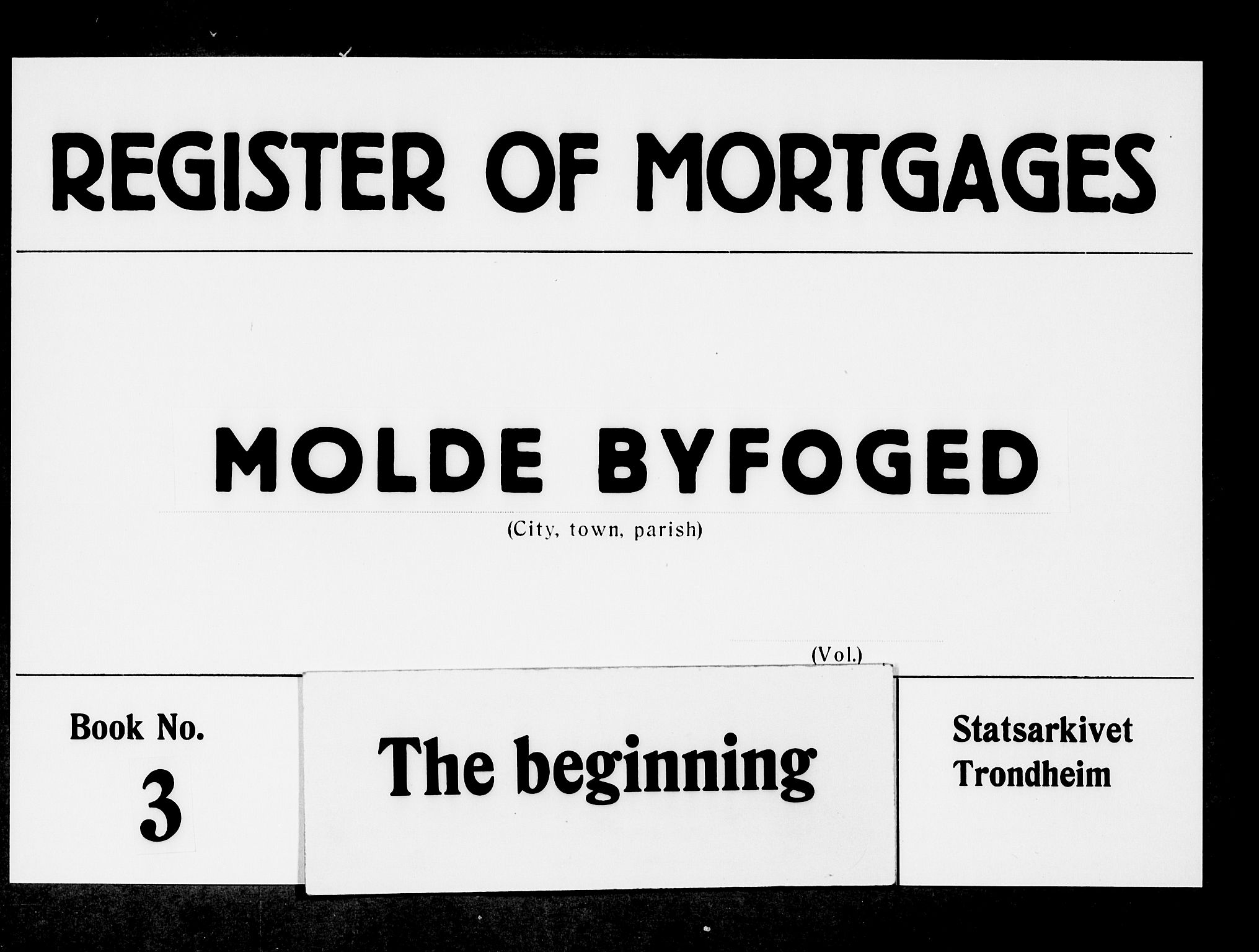 Molde byfogd, AV/SAT-A-0025/2/2C/L0003: Mortgage book no. 3, 1844-1858