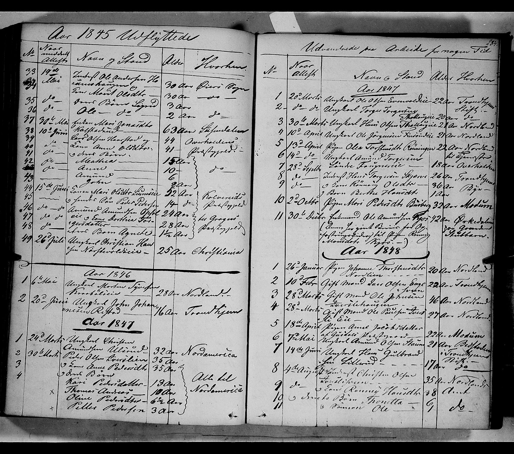 Gausdal prestekontor, SAH/PREST-090/H/Ha/Haa/L0007: Parish register (official) no. 7, 1840-1850, p. 284