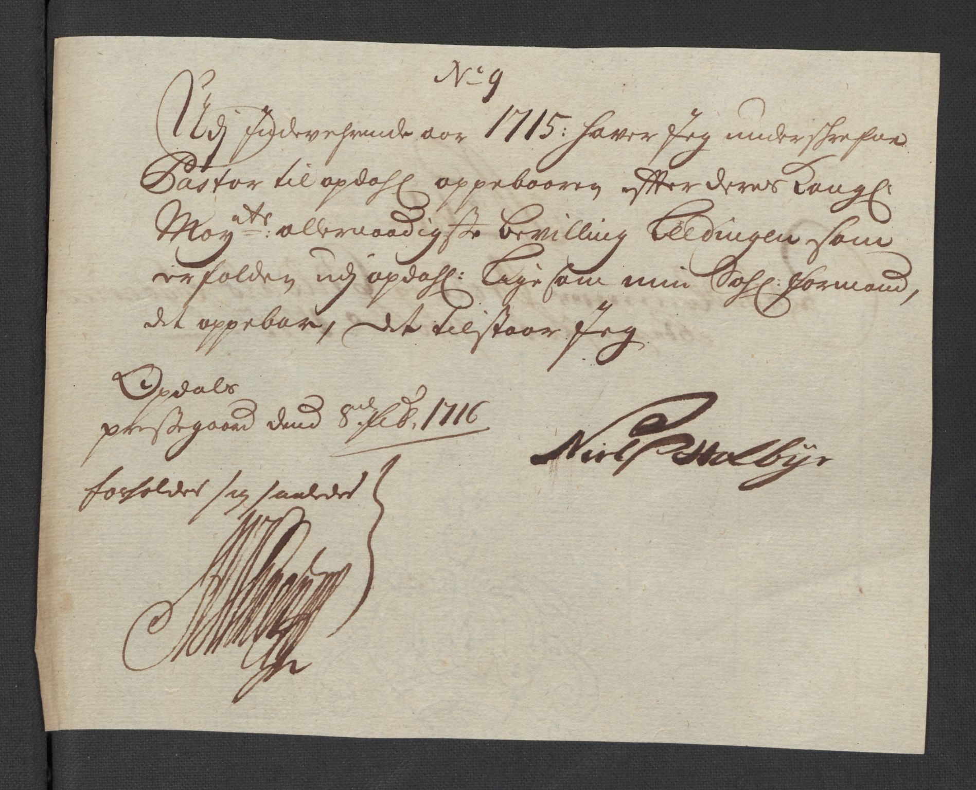 Rentekammeret inntil 1814, Reviderte regnskaper, Fogderegnskap, RA/EA-4092/R60/L3966: Fogderegnskap Orkdal og Gauldal, 1715, p. 454