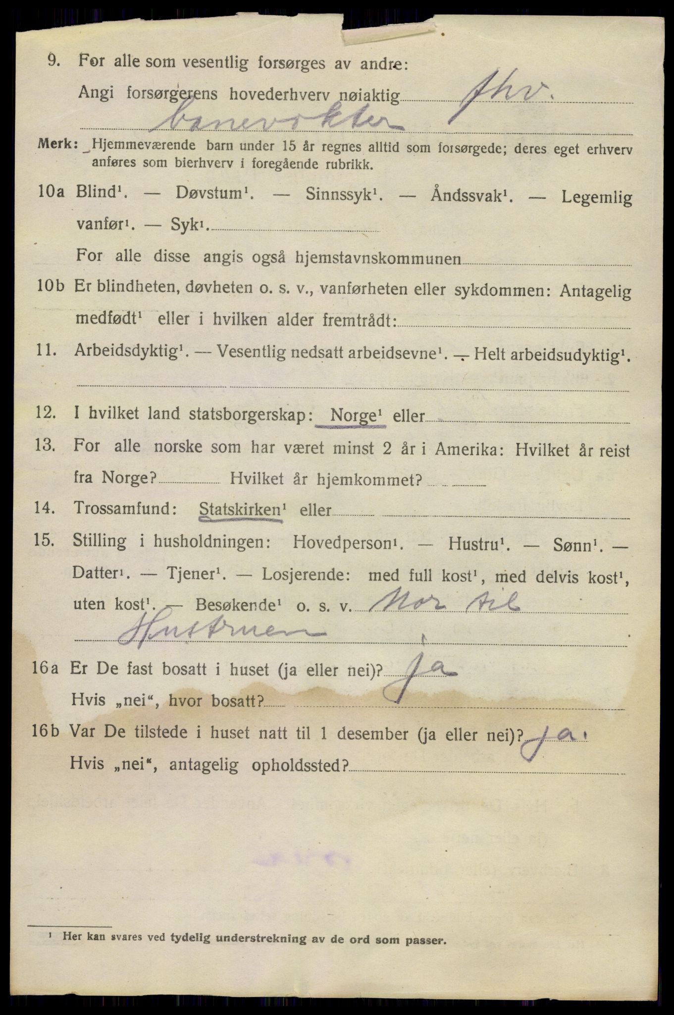 SAO, 1920 census for Lørenskog, 1920, p. 2074