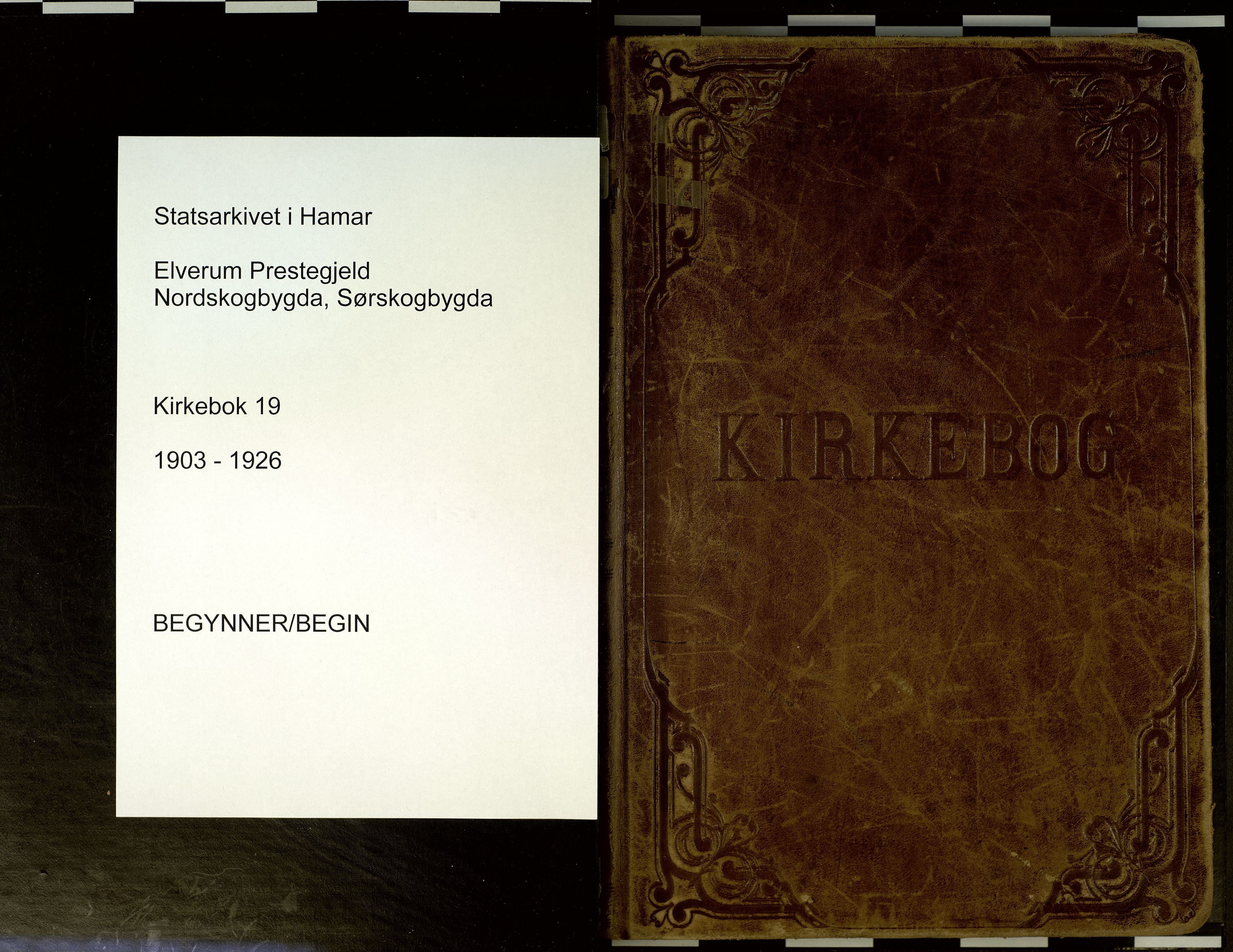 Elverum prestekontor, AV/SAH-PREST-044/H/Ha/Haa/L0019: Parish register (official) no. 19, 1903-1926