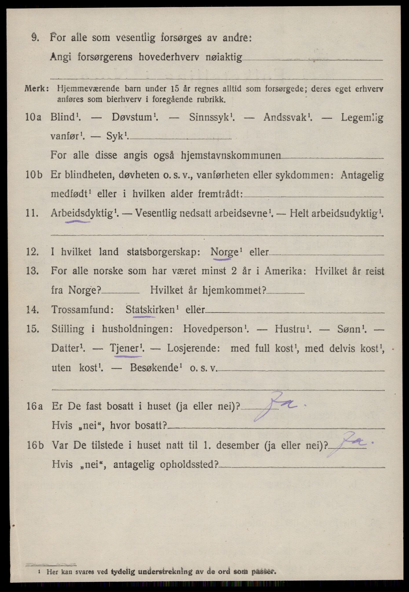 SAT, 1920 census for Giske, 1920, p. 1613
