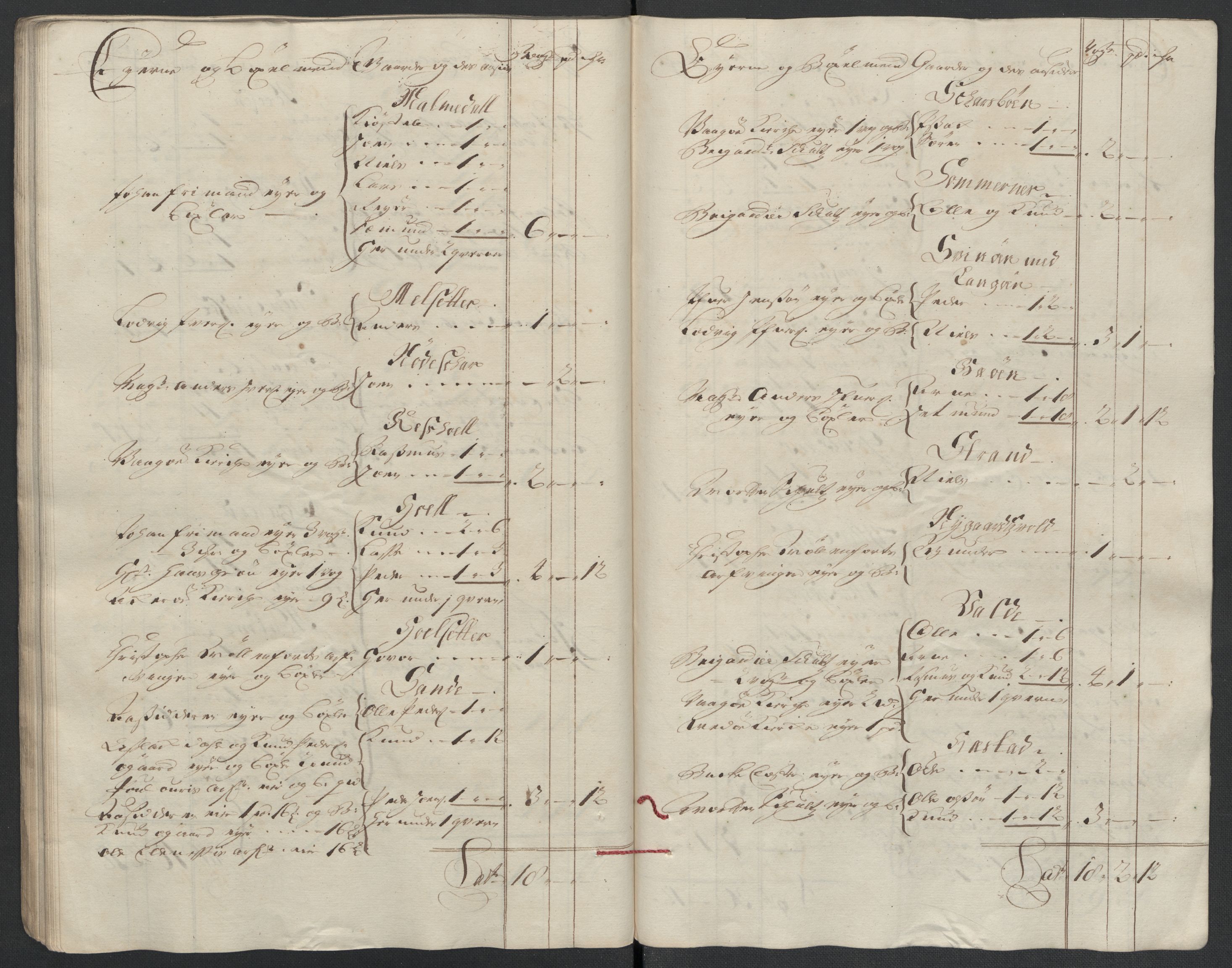 Rentekammeret inntil 1814, Reviderte regnskaper, Fogderegnskap, AV/RA-EA-4092/R55/L3656: Fogderegnskap Romsdal, 1703-1705, p. 416