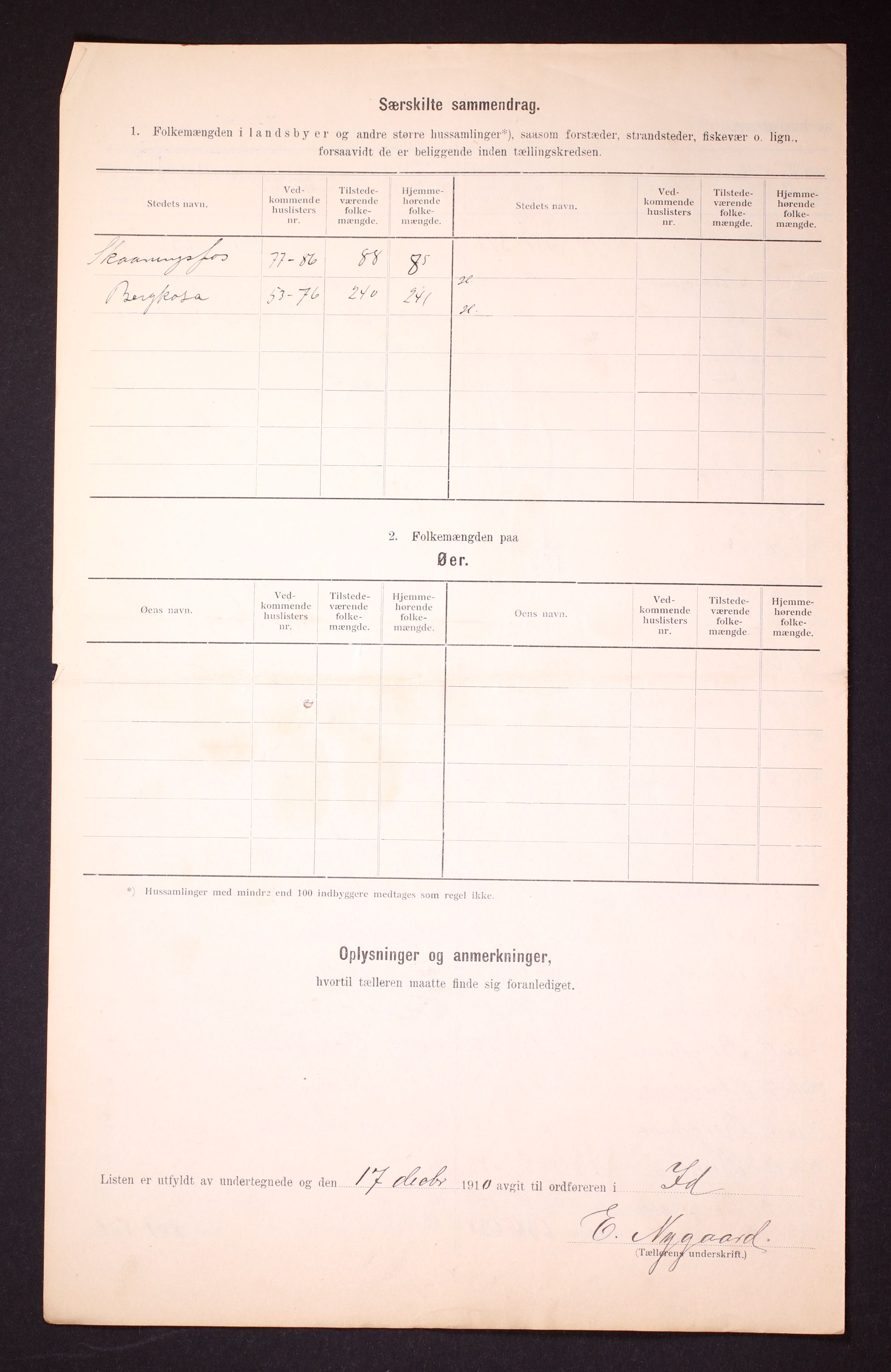 RA, 1910 census for Idd, 1910, p. 6