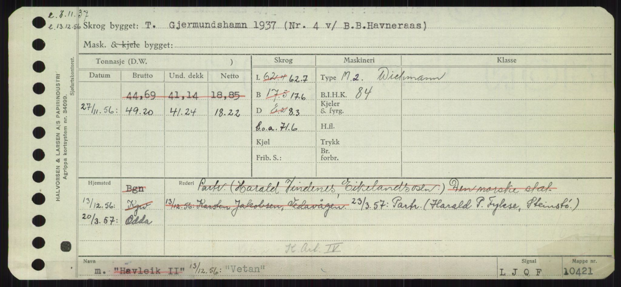 Sjøfartsdirektoratet med forløpere, Skipsmålingen, RA/S-1627/H/Ha/L0006/0002: Fartøy, Sver-Å / Fartøy, U-Å, p. 387