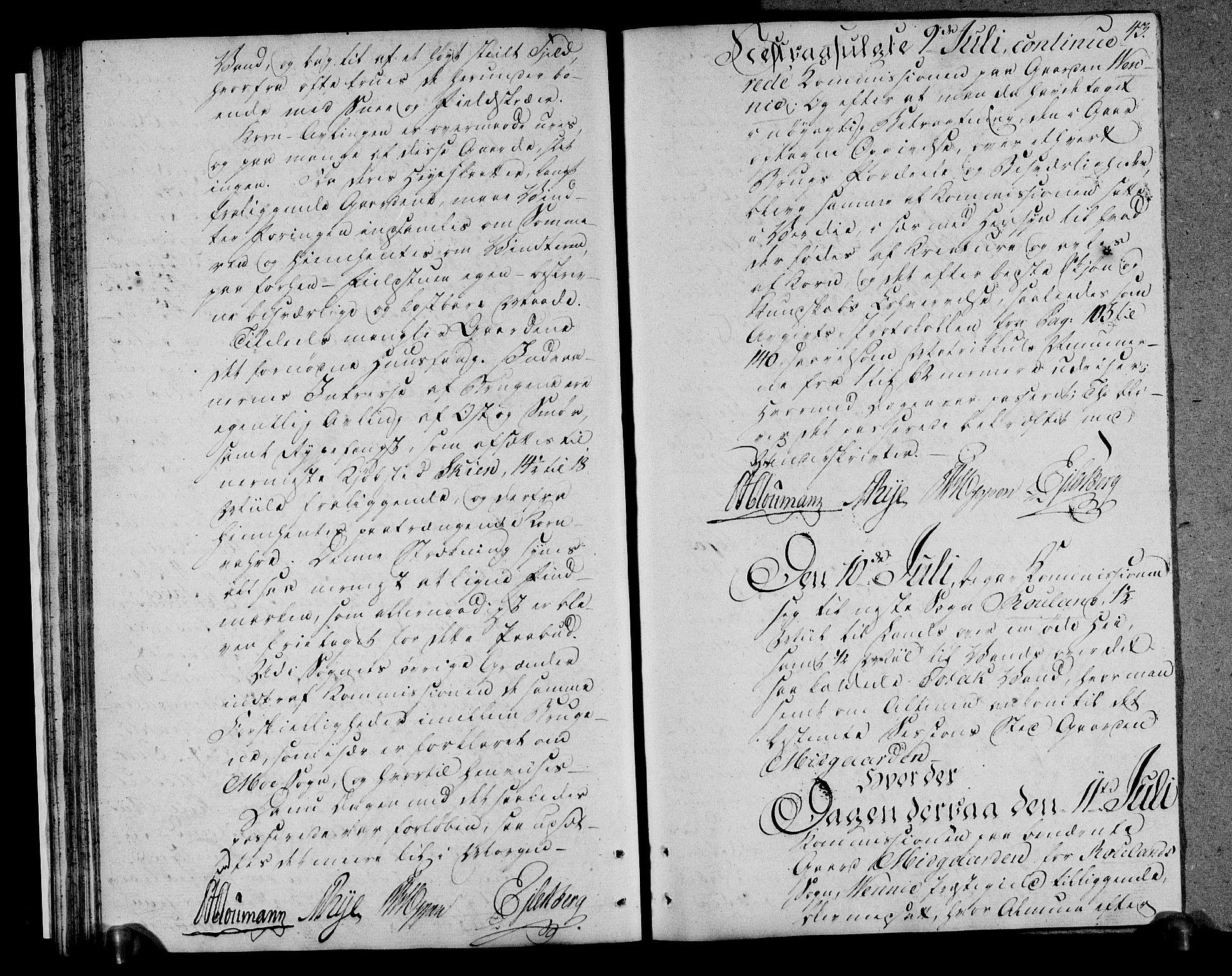 Rentekammeret inntil 1814, Realistisk ordnet avdeling, AV/RA-EA-4070/N/Ne/Nea/L0073: Øvre Telemarken fogderi. Deliberasjonsprotokoll, 1803, p. 45