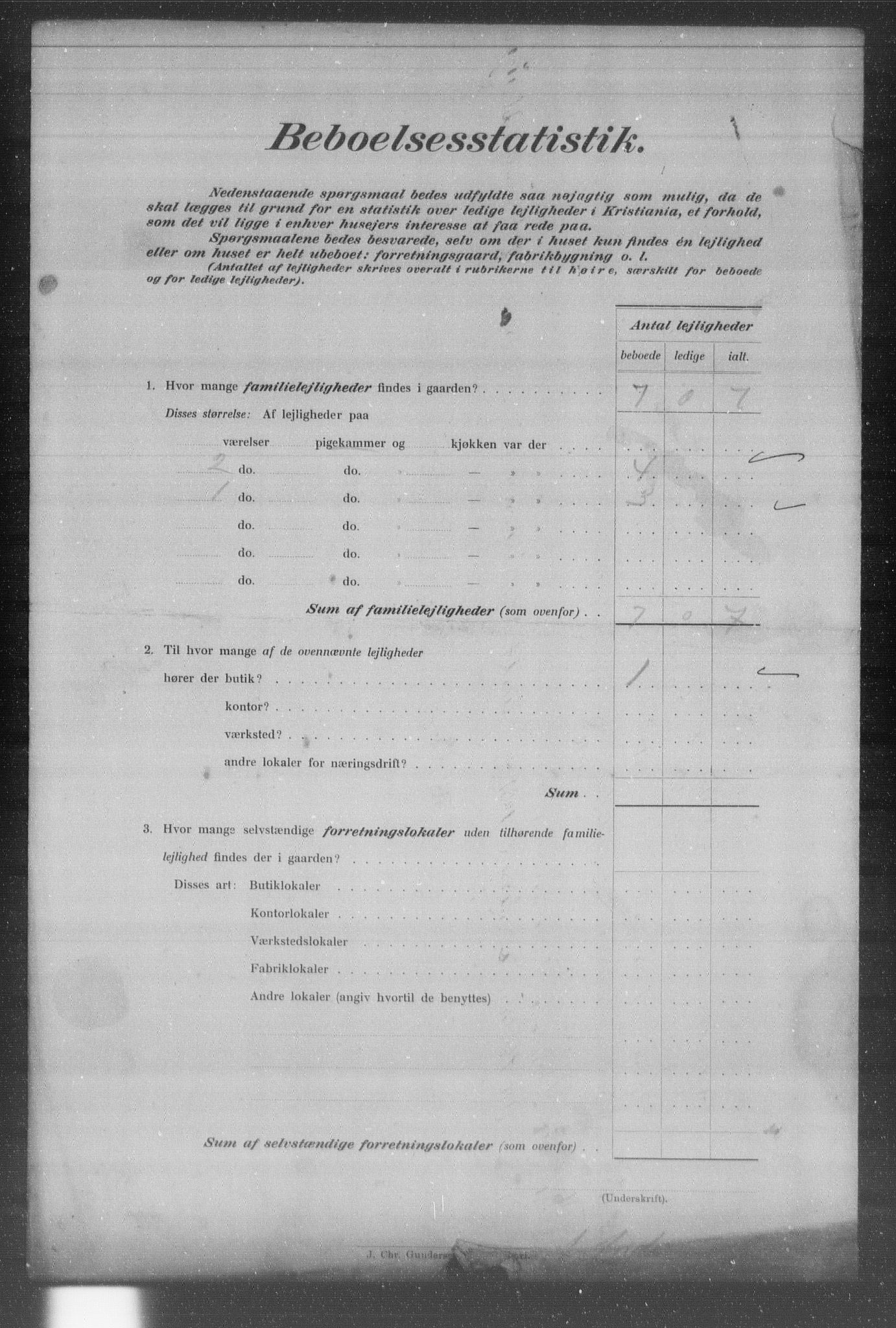 OBA, Municipal Census 1903 for Kristiania, 1903, p. 19739