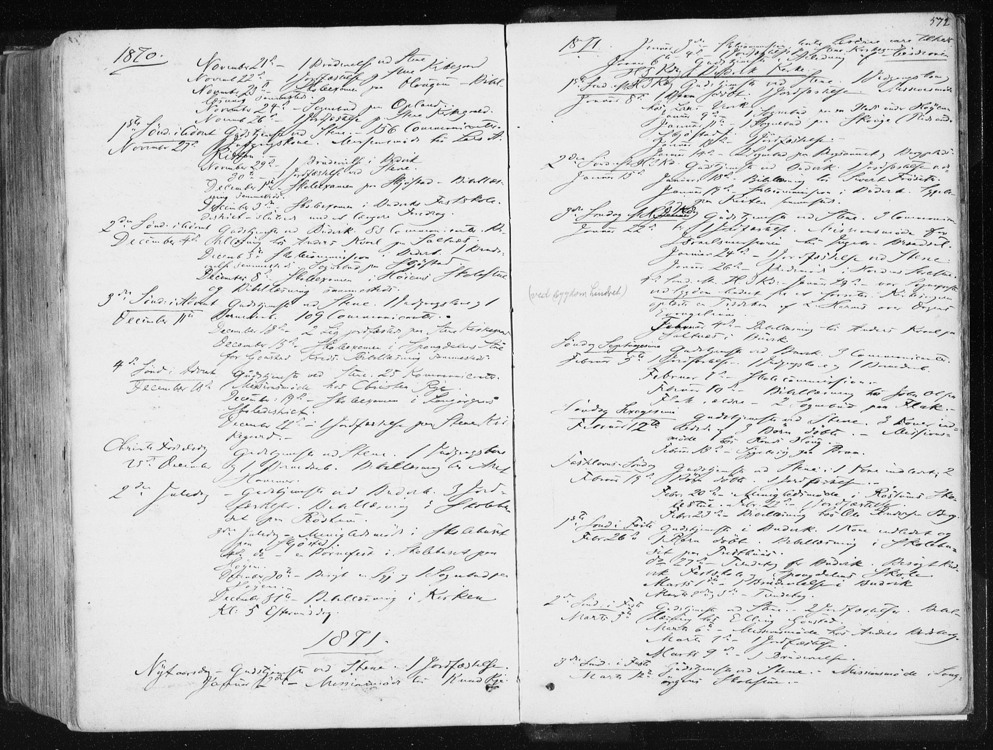 Ministerialprotokoller, klokkerbøker og fødselsregistre - Sør-Trøndelag, SAT/A-1456/612/L0377: Parish register (official) no. 612A09, 1859-1877, p. 572