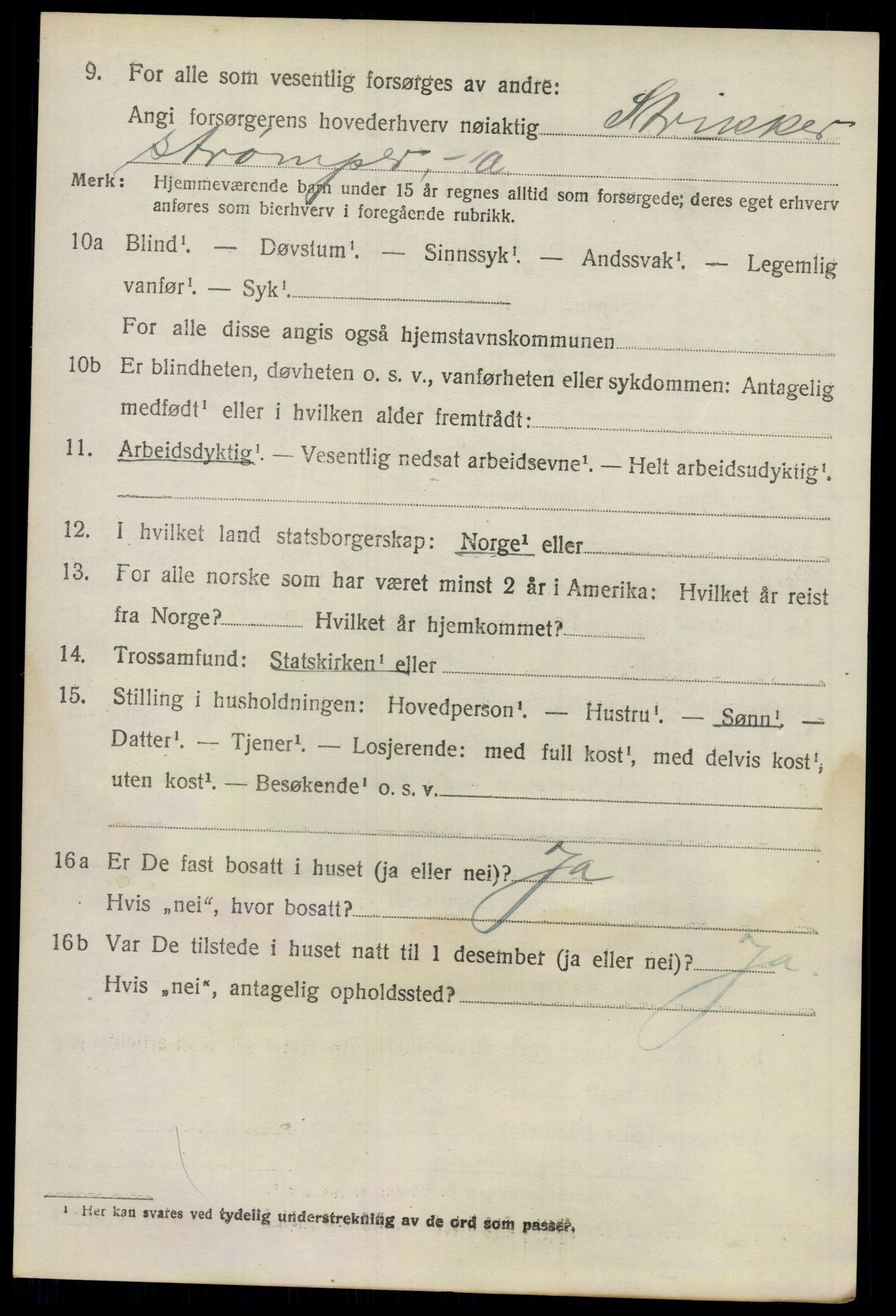 SAO, 1920 census for Lørenskog, 1920, p. 5953