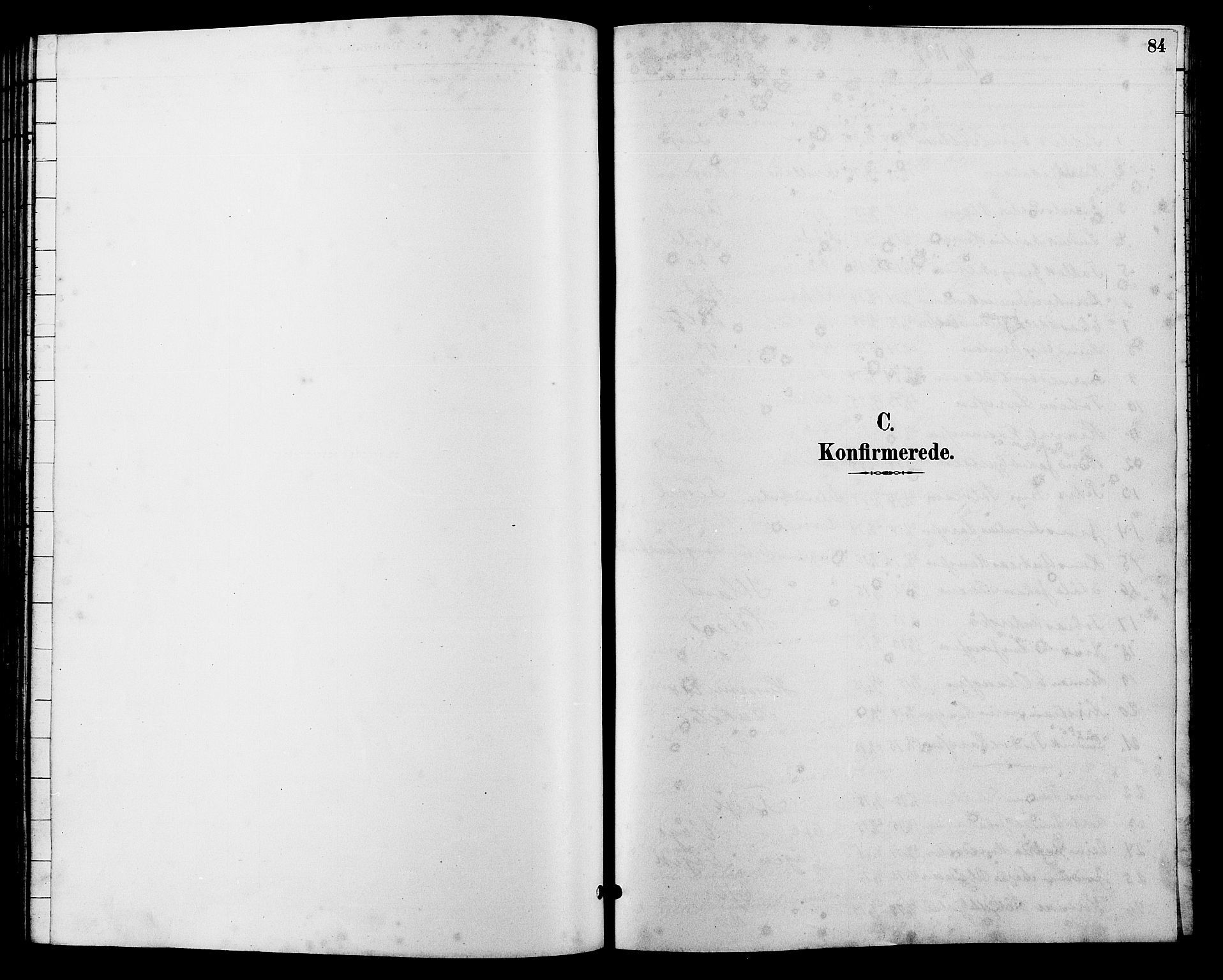 Flekkefjord sokneprestkontor, SAK/1111-0012/F/Fb/Fbb/L0004: Parish register (copy) no. B 4, 1889-1907, p. 84