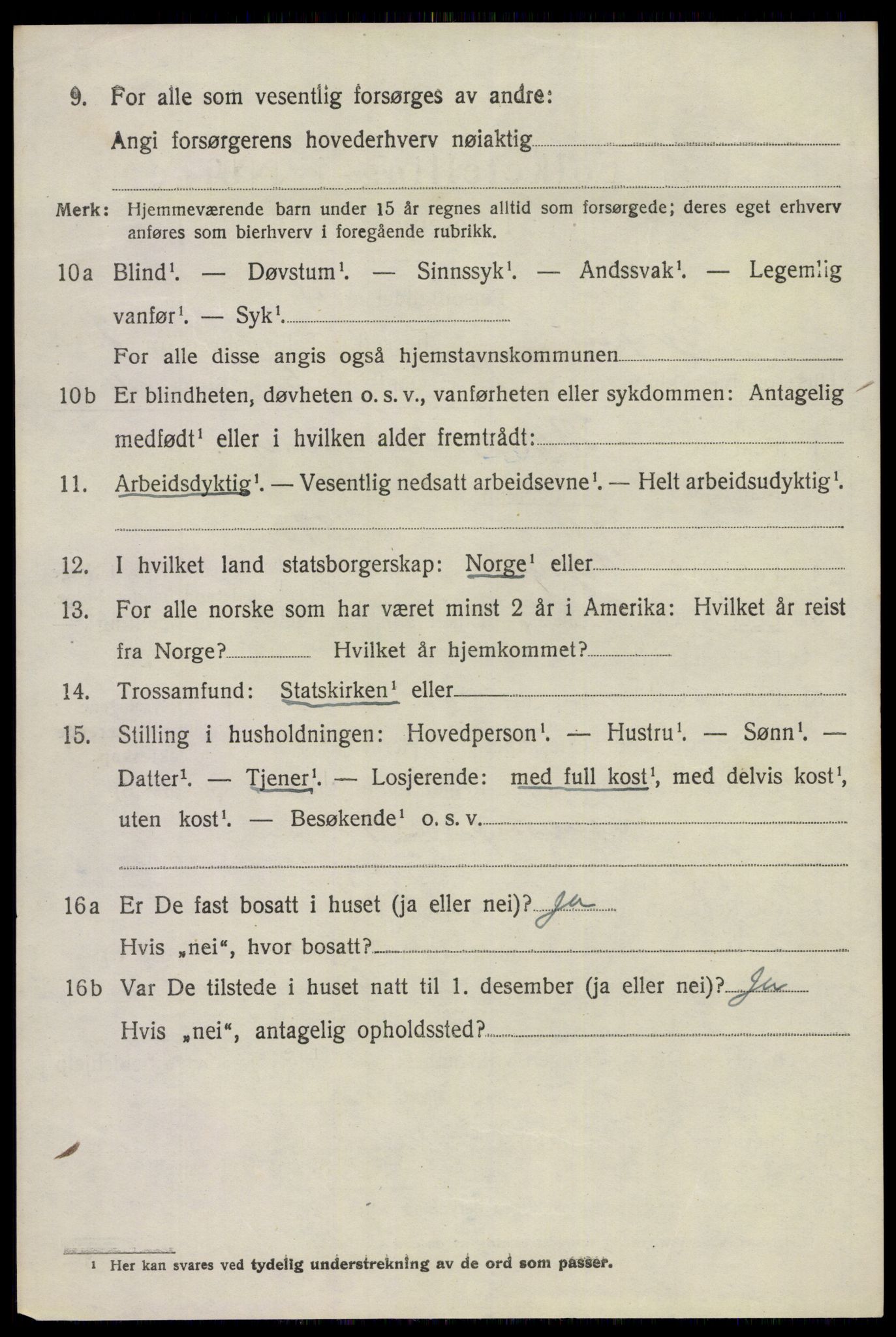 SAKO, 1920 census for Gjerpen, 1920, p. 4091