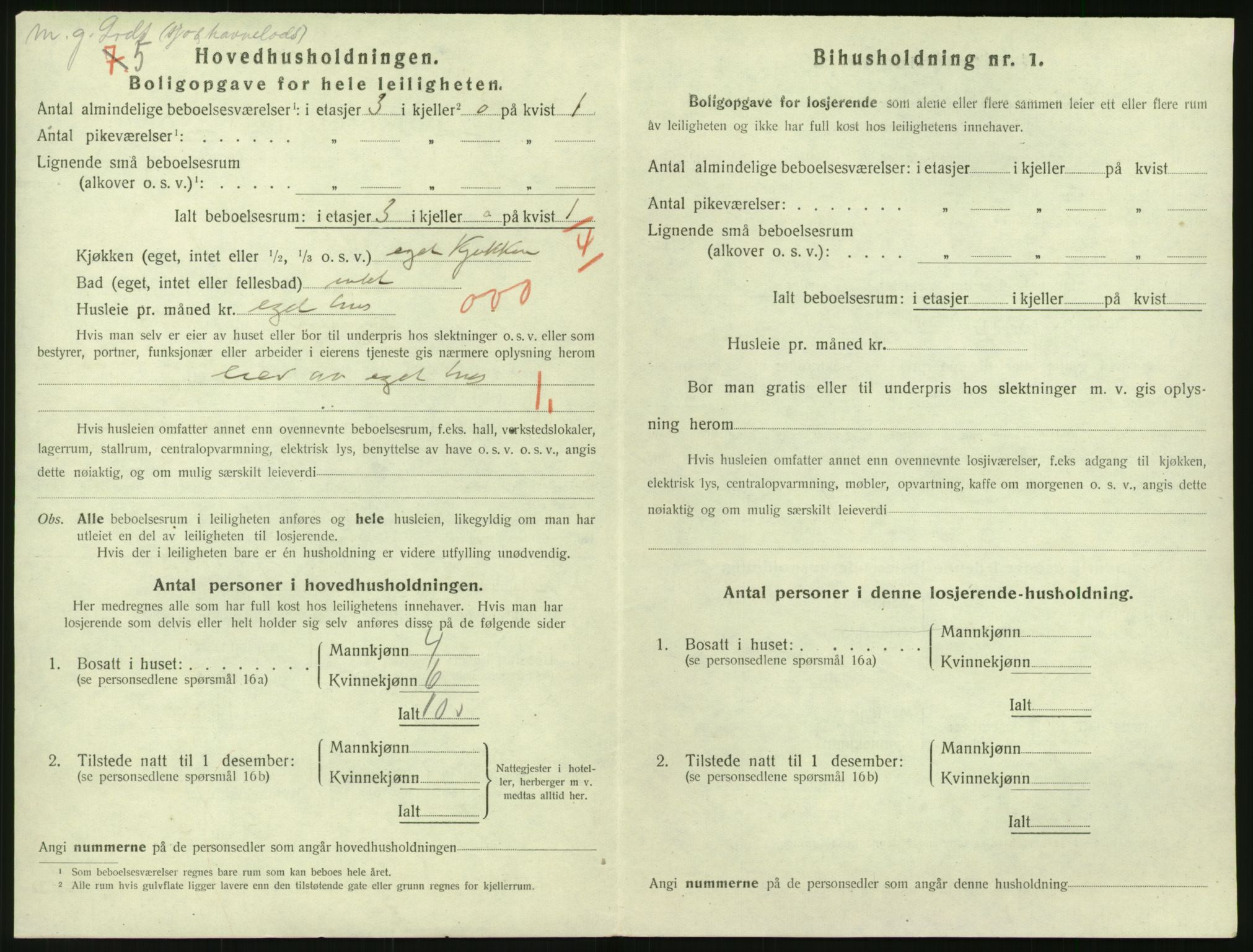 SAK, 1920 census for Risør, 1920, p. 1688