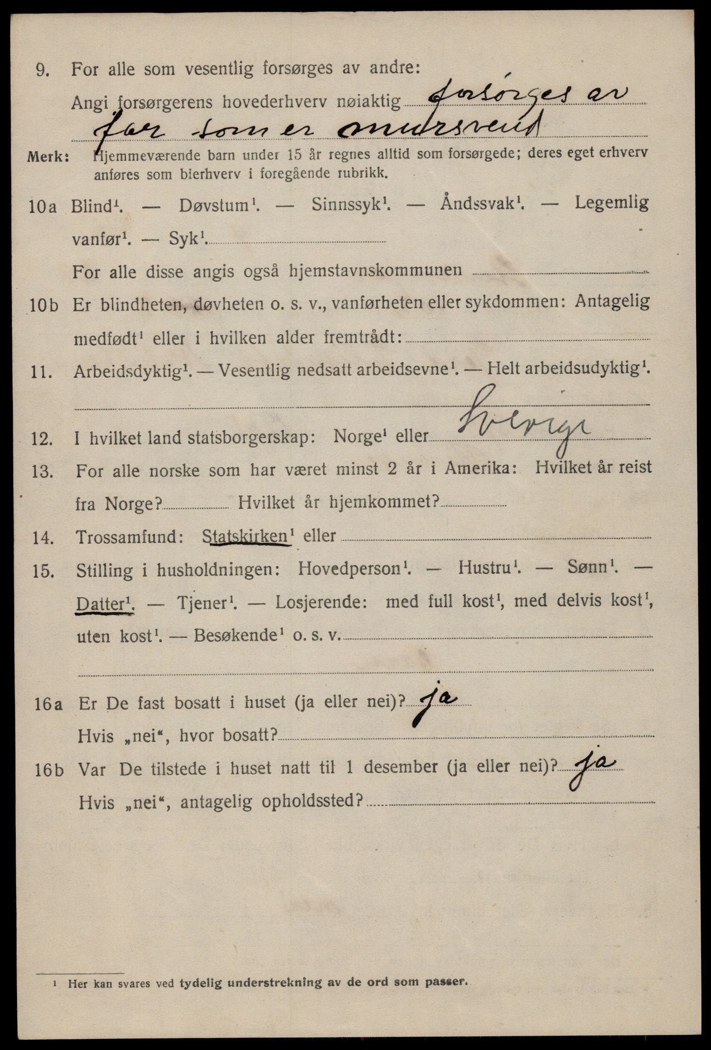 SAST, 1920 census for Stavanger, 1920, p. 84727