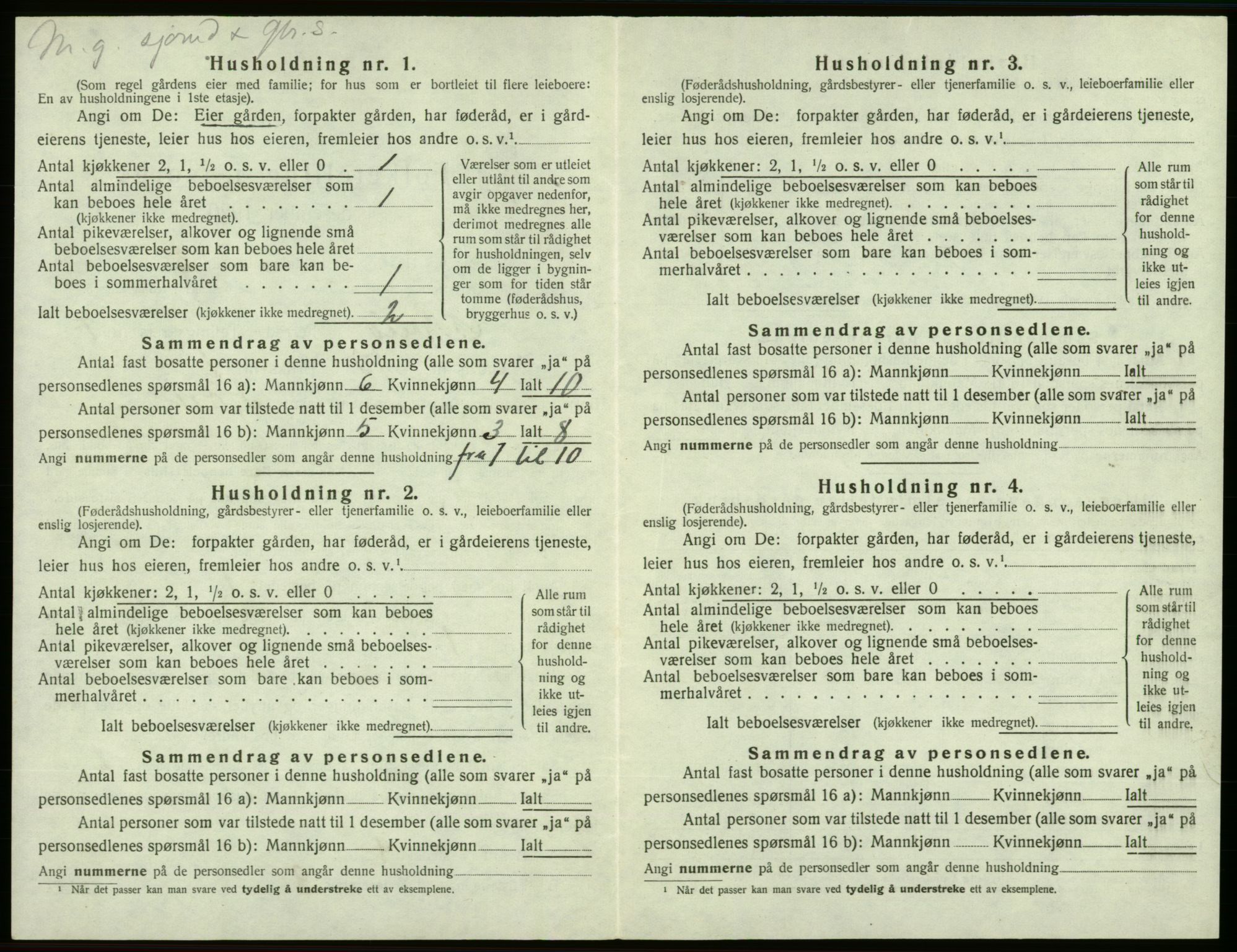 SAB, 1920 census for Sveio, 1920, p. 505