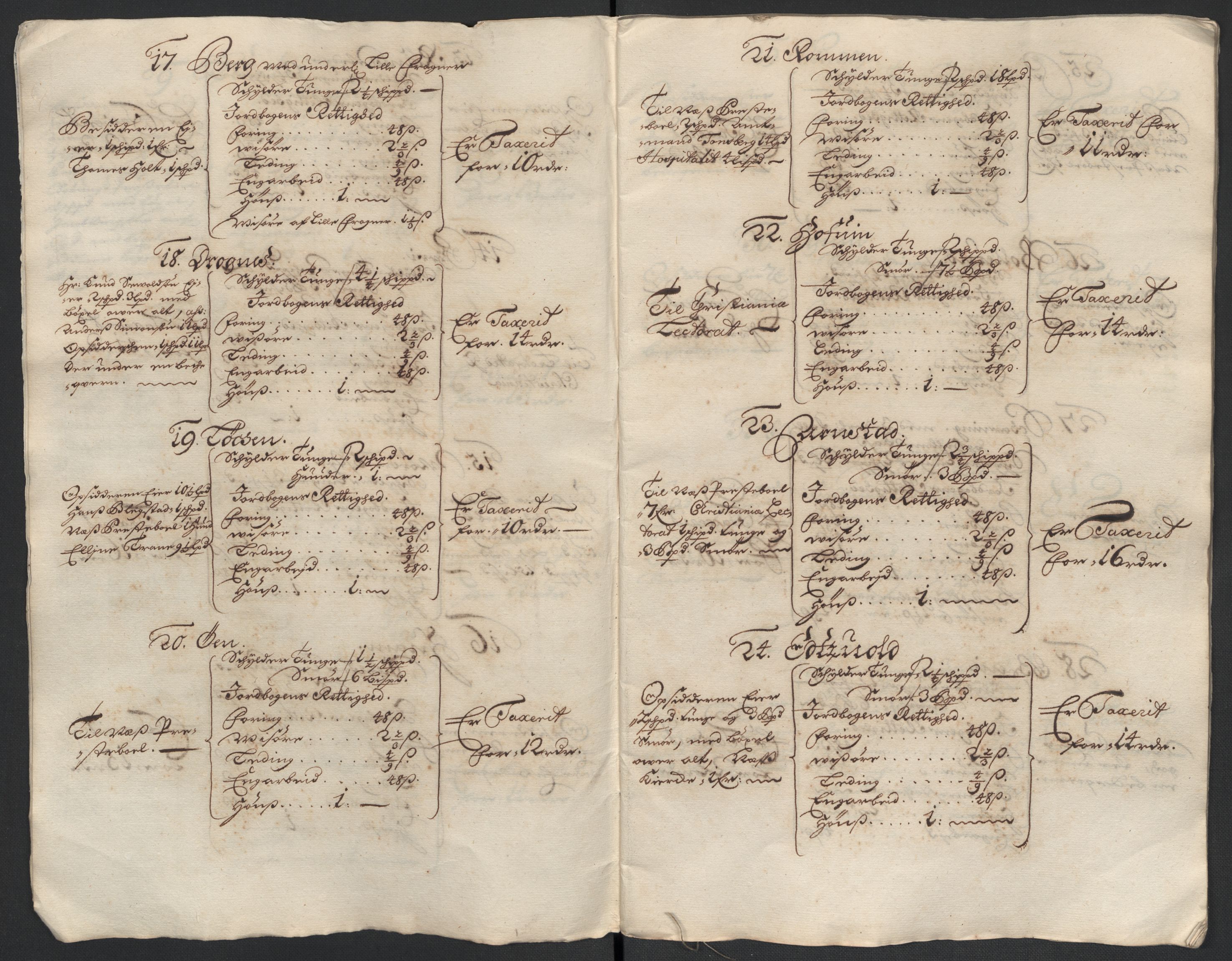 Rentekammeret inntil 1814, Reviderte regnskaper, Fogderegnskap, AV/RA-EA-4092/R12/L0710: Fogderegnskap Øvre Romerike, 1698, p. 284