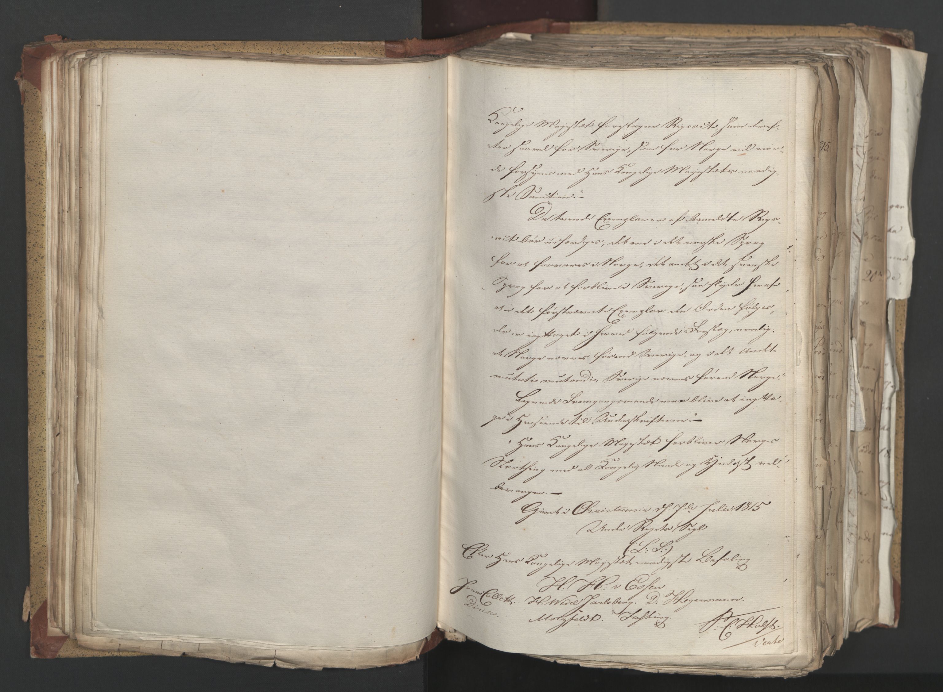 Statsrådsavdelingen i Stockholm, AV/RA-S-1003/D/Da/L0003: Regjeringsinnstillinger nr. 519-787, 1815, p. 103