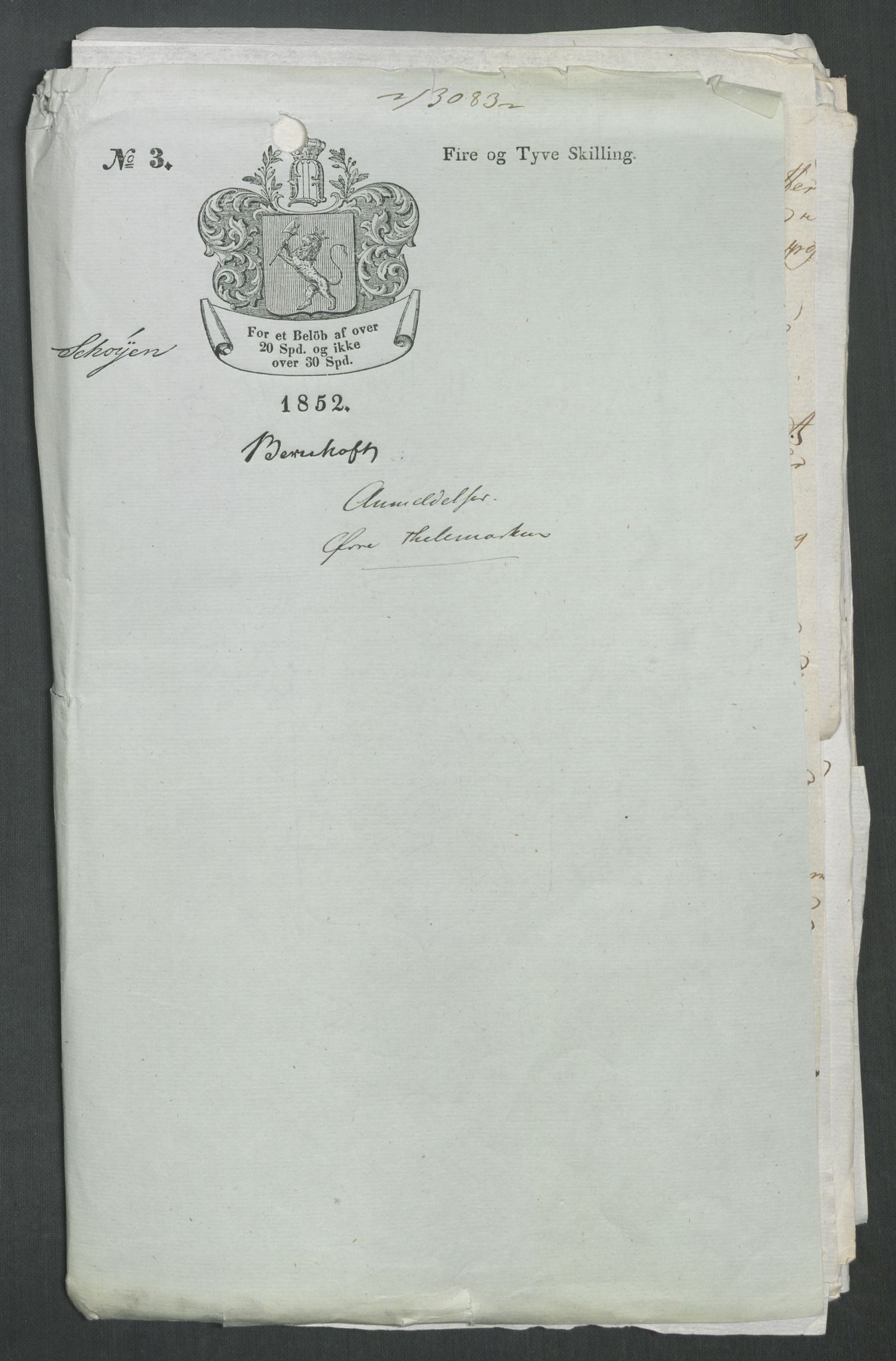 Rentekammeret inntil 1814, Reviderte regnskaper, Mindre regnskaper, RA/EA-4068/Rf/Rfe/L0062: Øvre Romerike fogderi, Øvre Telemark fogderi, 1789, p. 372