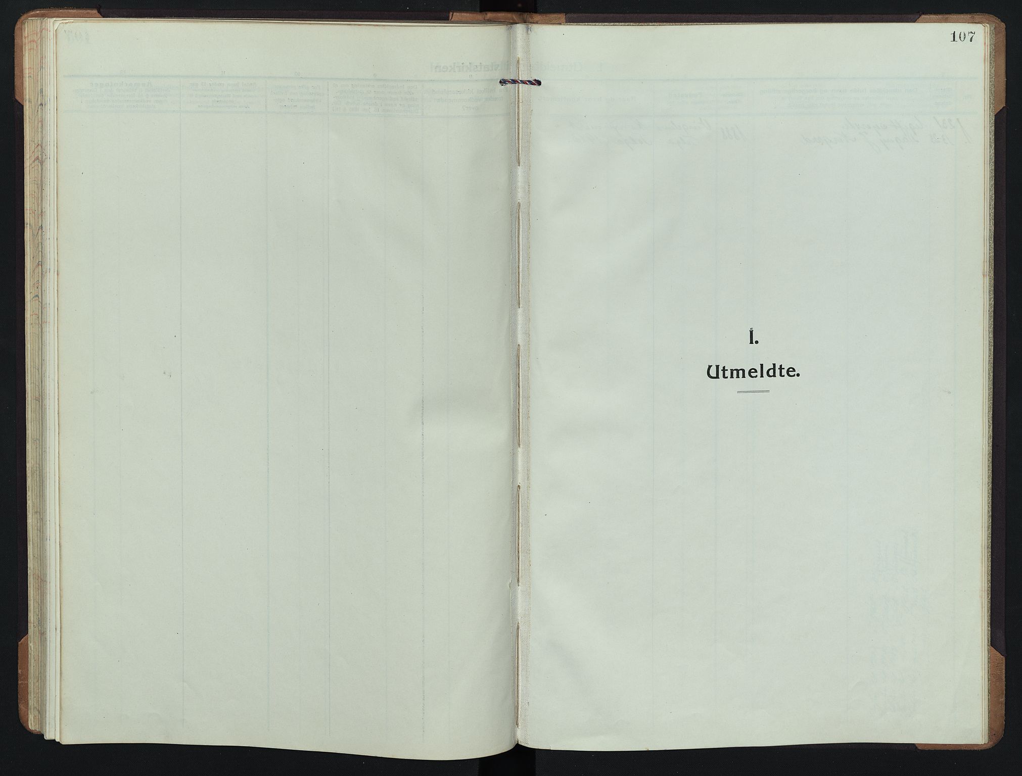 Tolga prestekontor, SAH/PREST-062/L/L0015: Parish register (copy) no. 15, 1919-1946, p. 107