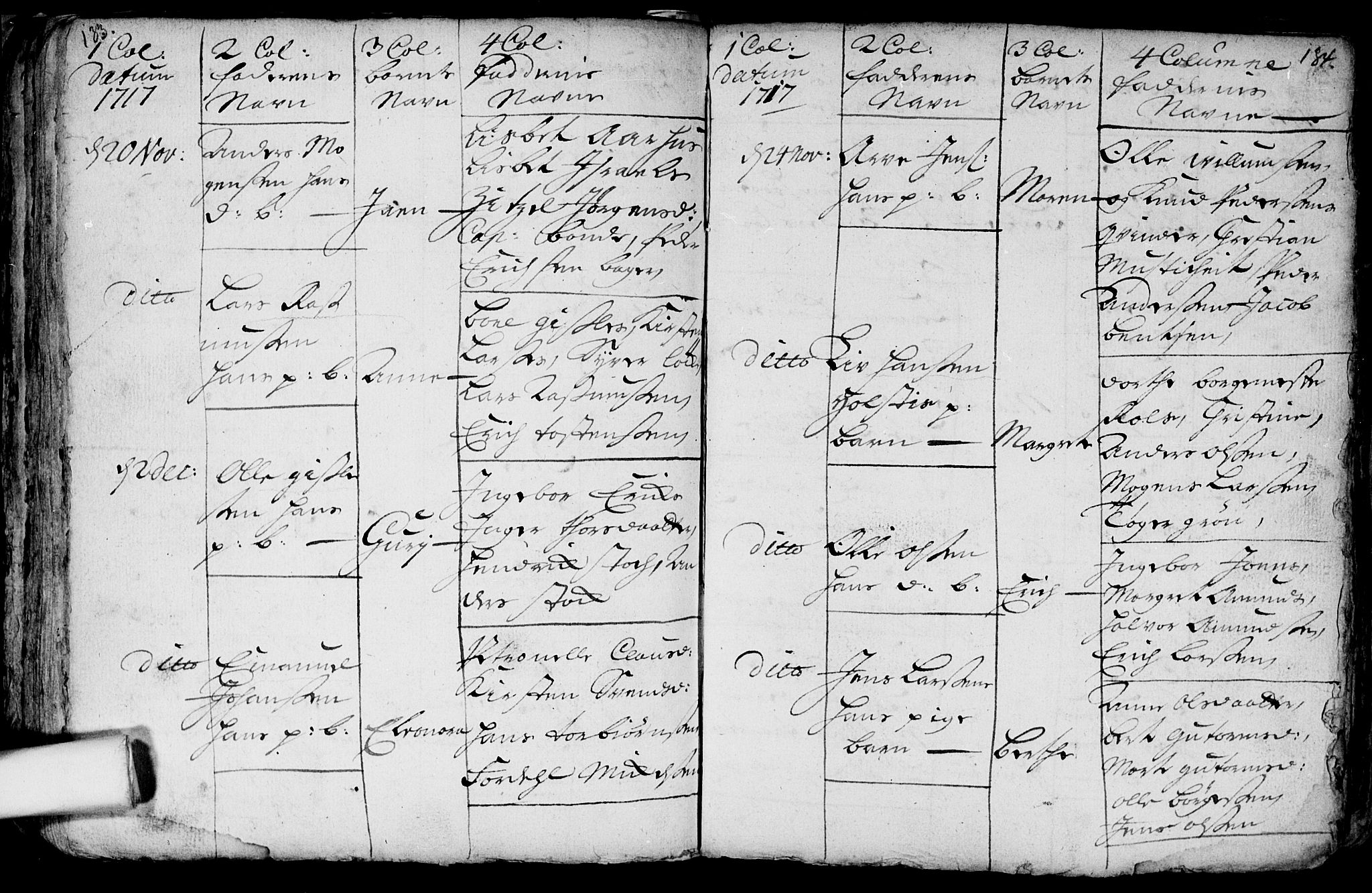 Aker prestekontor kirkebøker, AV/SAO-A-10861/F/L0002: Parish register (official) no. 2, 1714-1720, p. 133-134