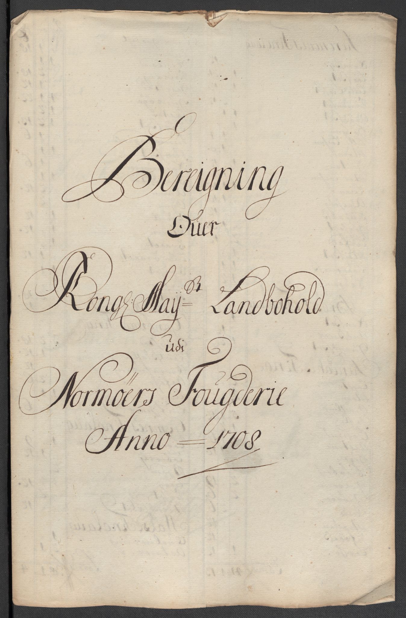 Rentekammeret inntil 1814, Reviderte regnskaper, Fogderegnskap, RA/EA-4092/R56/L3743: Fogderegnskap Nordmøre, 1708, p. 93
