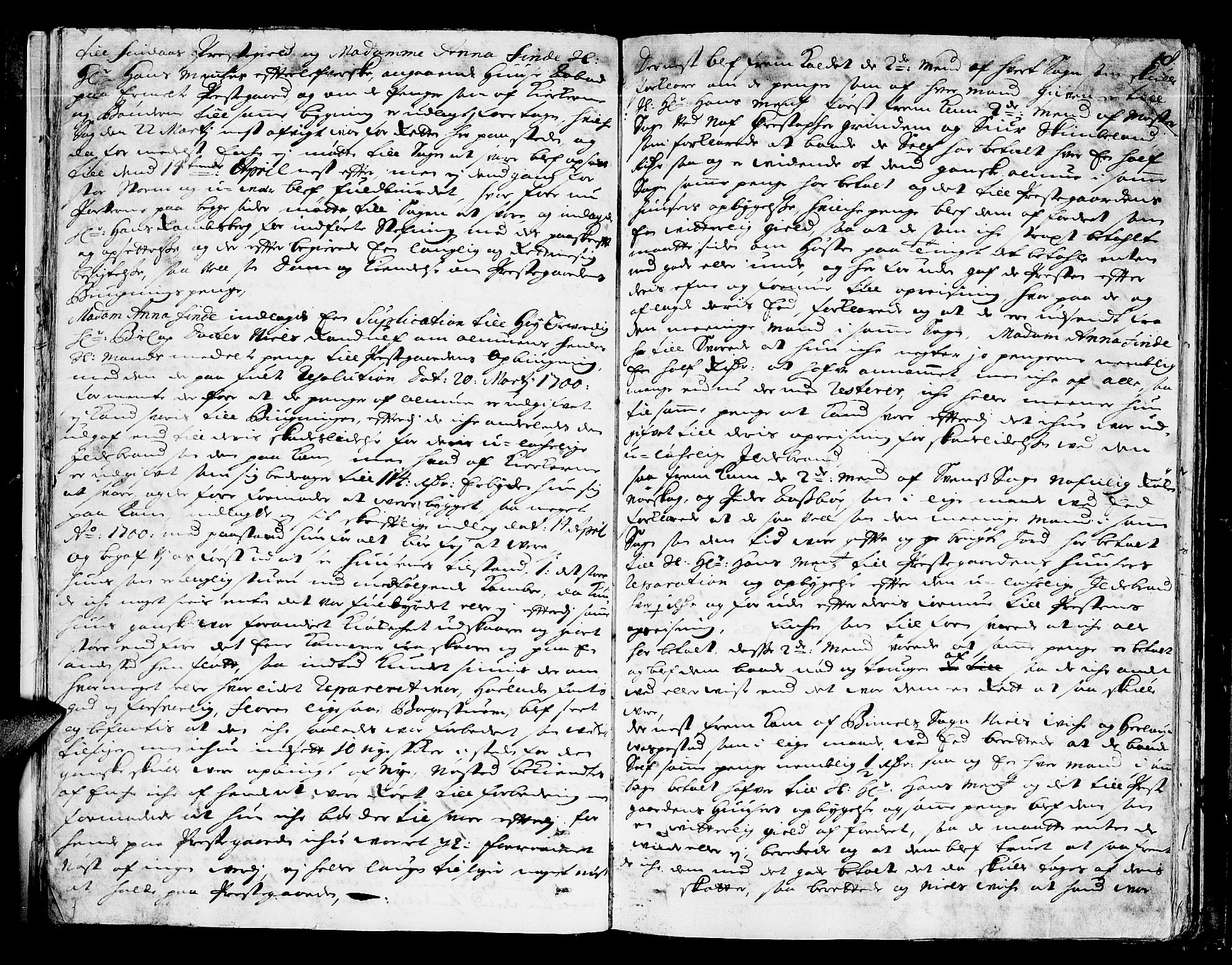 Sunnhordland sorenskrivar, AV/SAB-A-2401/1/F/Faa/L0024: Tingbøker, 1700, p. 17b-18a