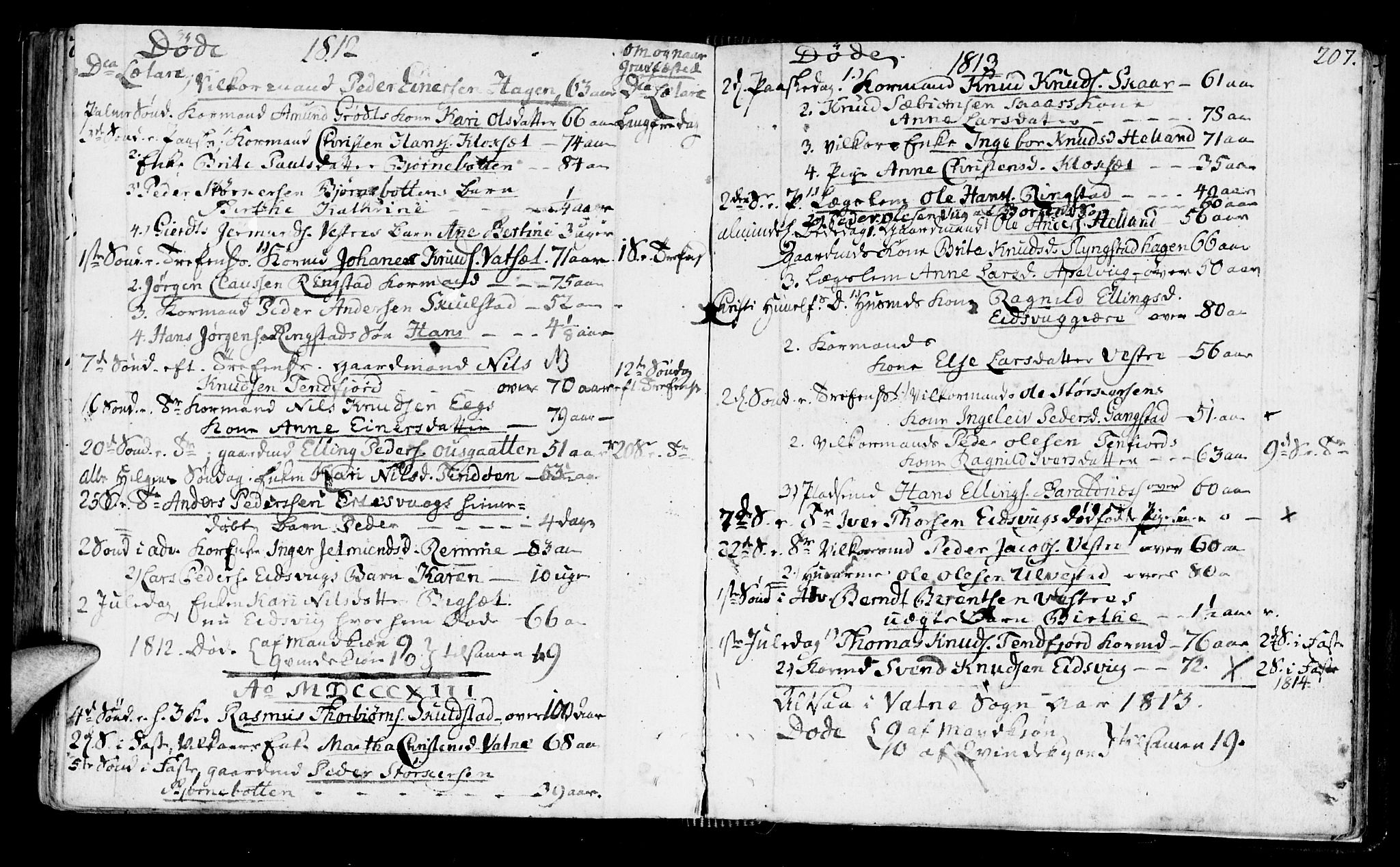 Ministerialprotokoller, klokkerbøker og fødselsregistre - Møre og Romsdal, SAT/A-1454/525/L0372: Parish register (official) no. 525A02, 1778-1817, p. 207