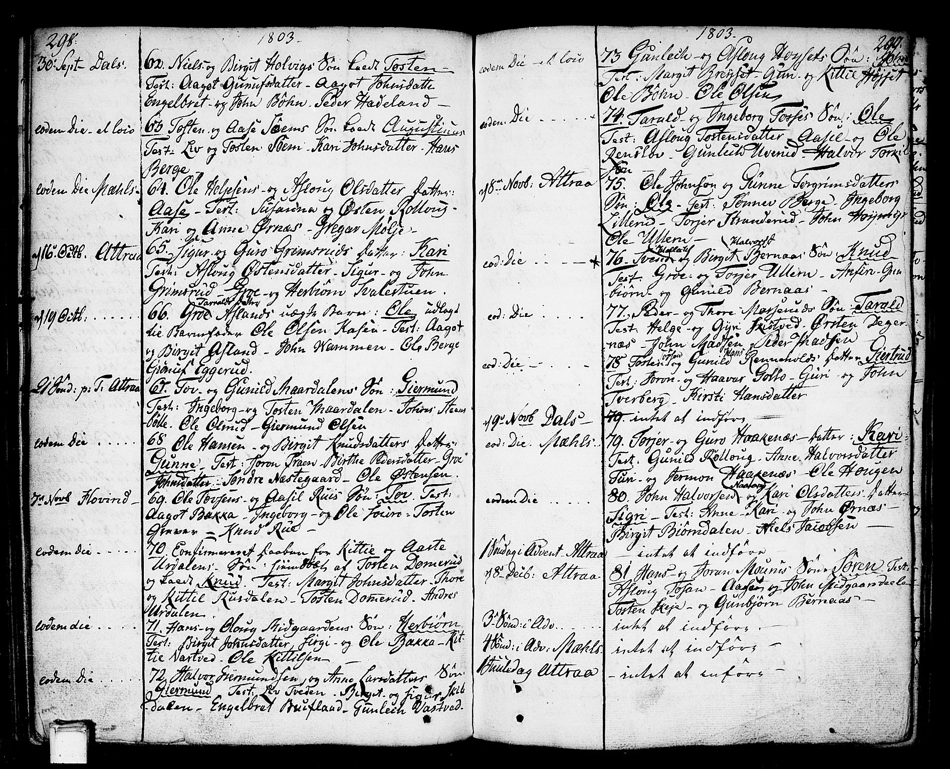 Tinn kirkebøker, AV/SAKO-A-308/F/Fa/L0002: Parish register (official) no. I 2, 1757-1810, p. 298-299