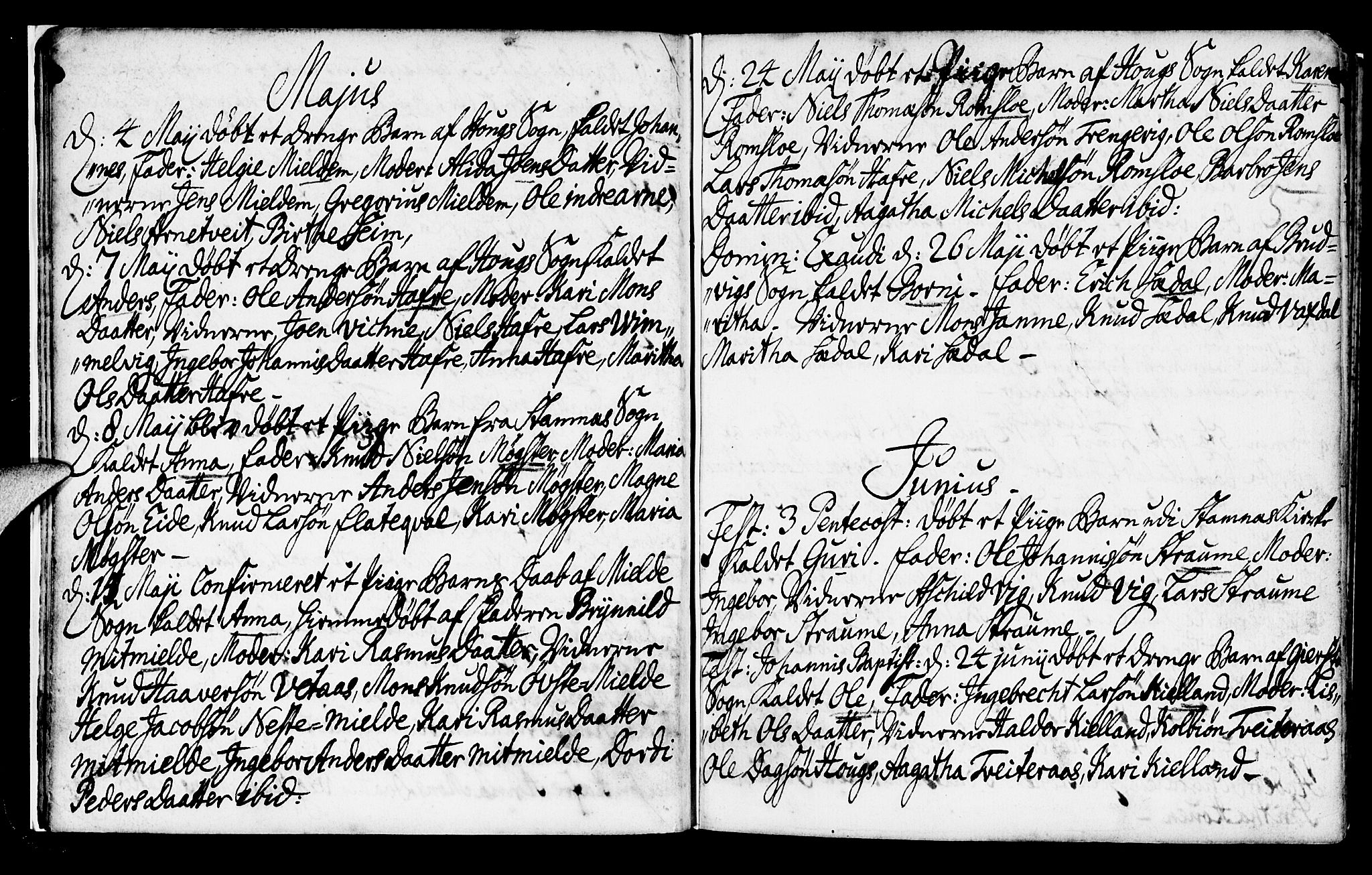 Haus sokneprestembete, AV/SAB-A-75601/H/Haa: Parish register (official) no. A 6, 1748-1758, p. 5