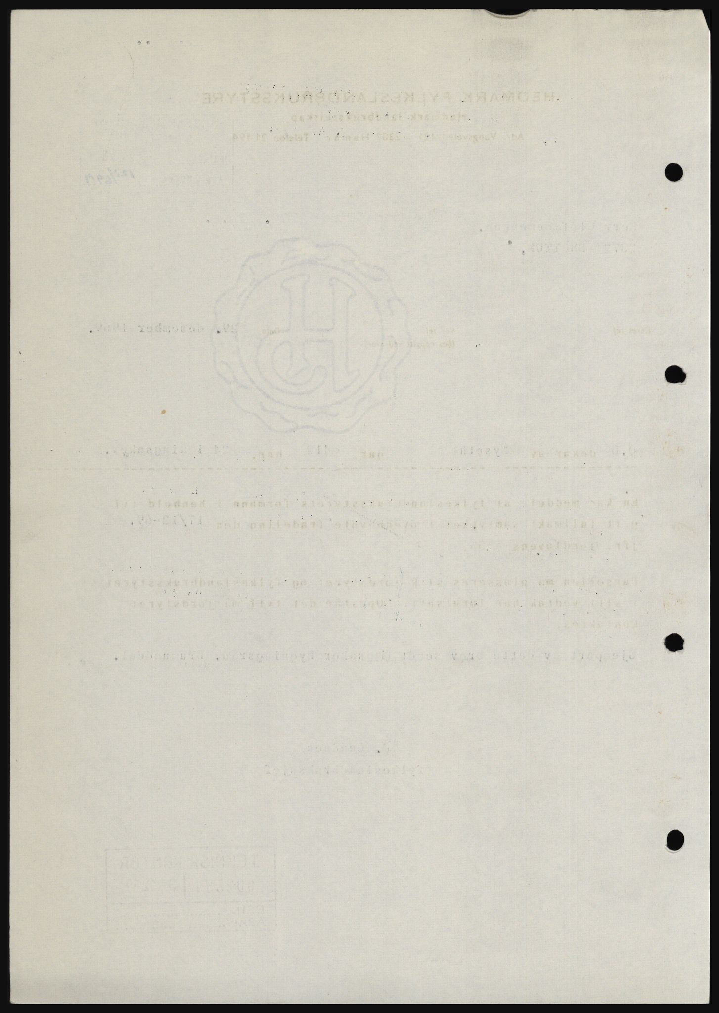 Nord-Hedmark sorenskriveri, SAH/TING-012/H/Hc/L0033: Mortgage book no. 33, 1970-1970, Diary no: : 3148/1970