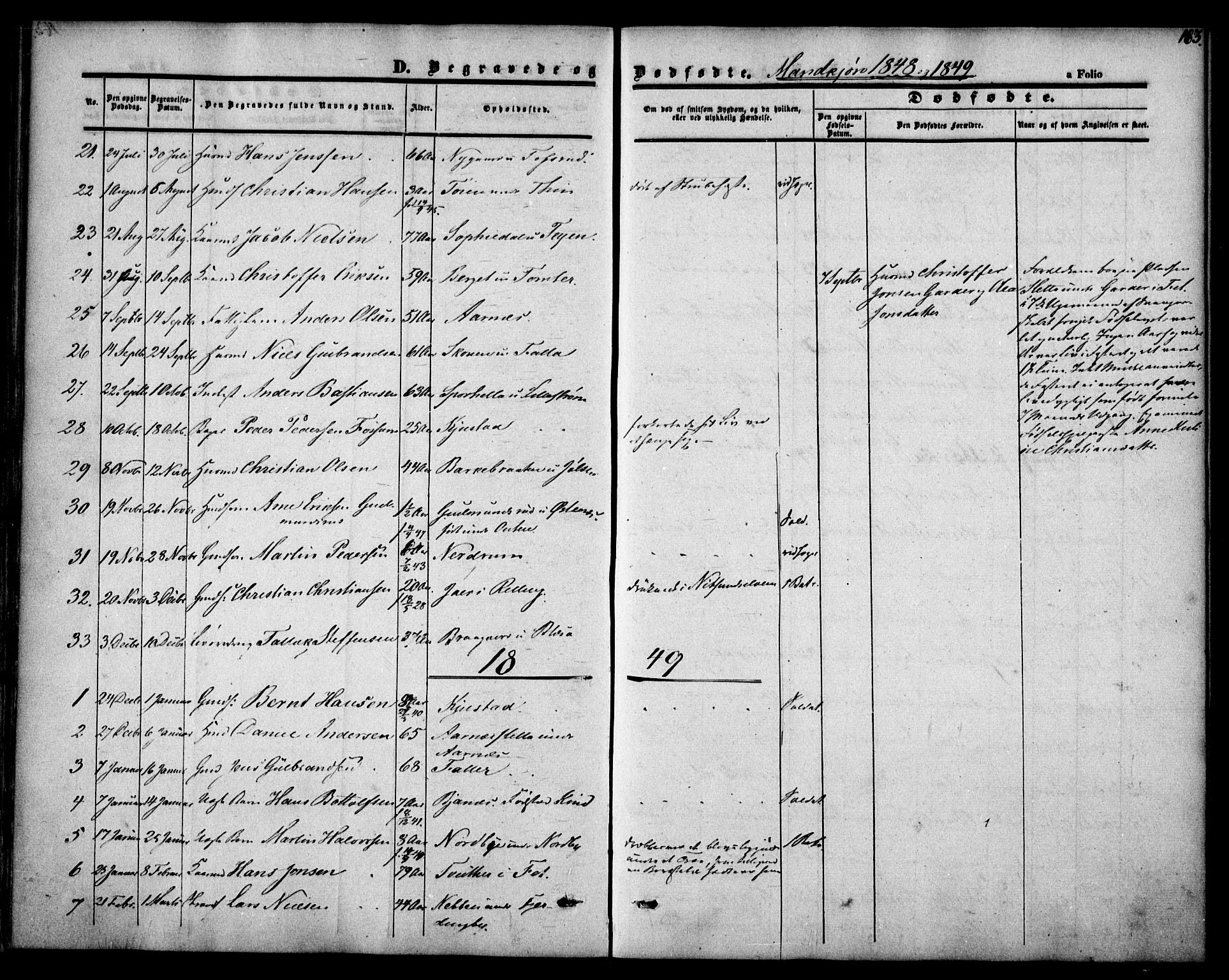 Fet prestekontor Kirkebøker, AV/SAO-A-10370a/F/Fa/L0010: Parish register (official) no. I 10, 1847-1859, p. 163