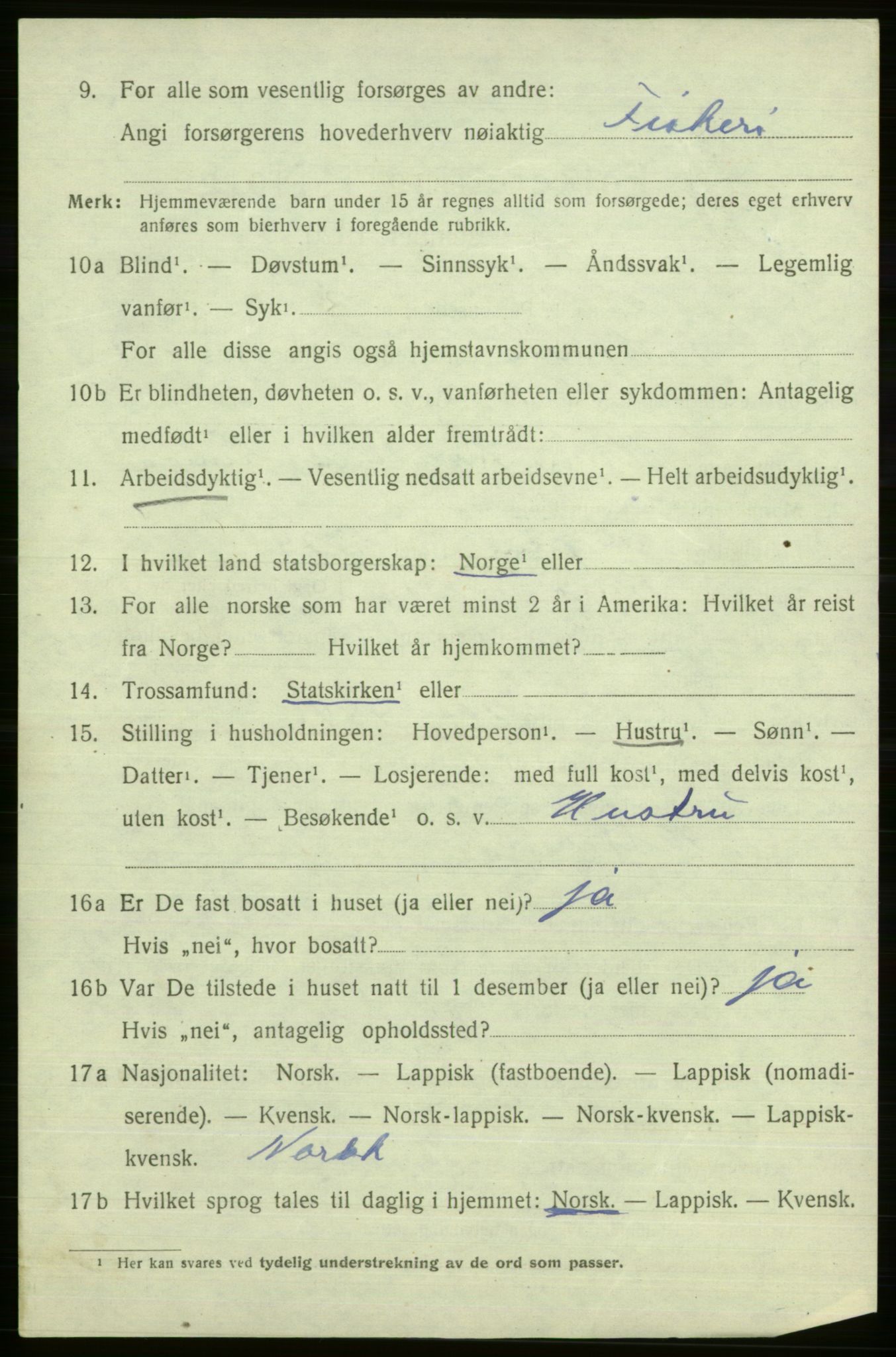 SATØ, 1920 census for Måsøy, 1920, p. 4425