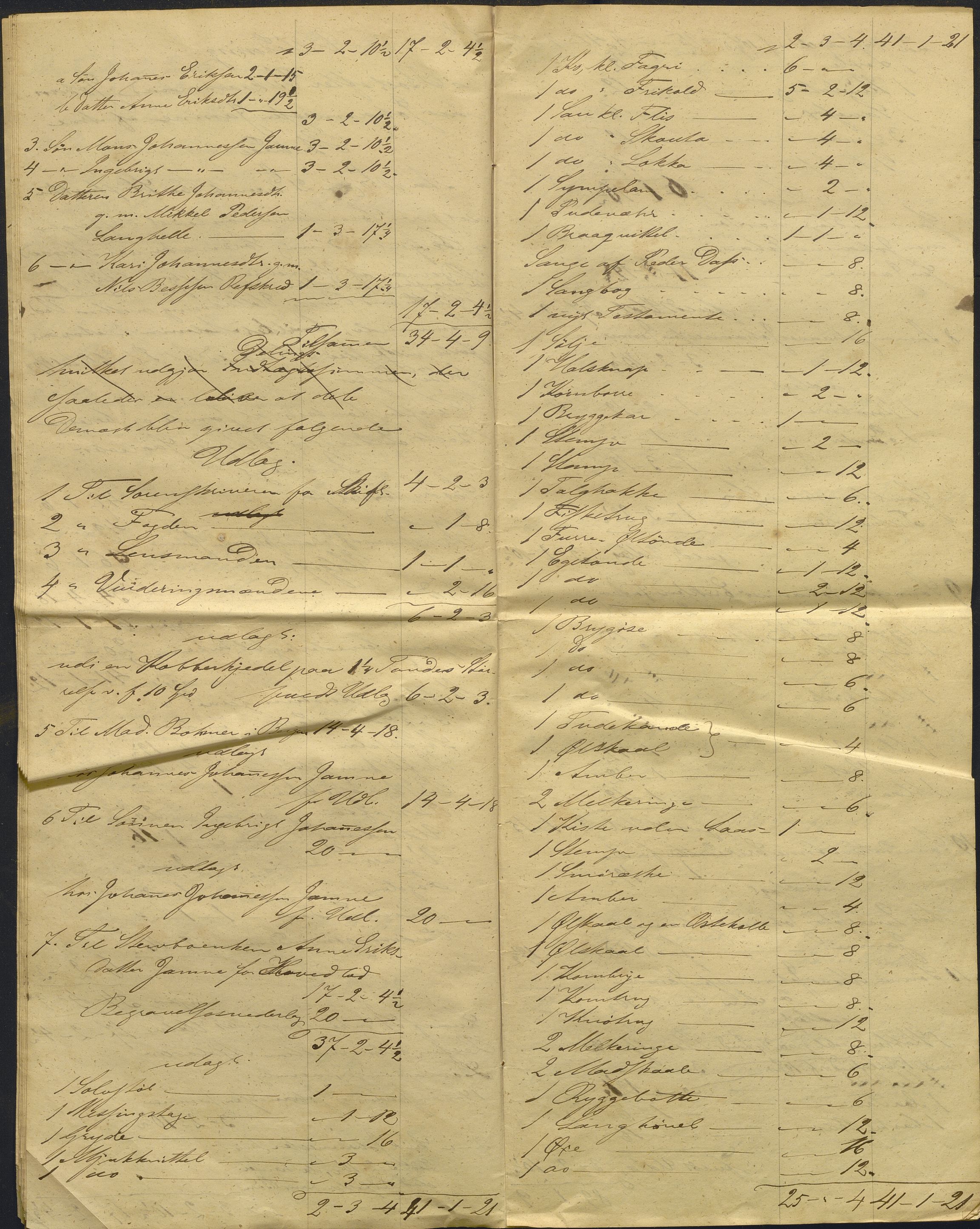 Nordhordland sorenskrivar, AV/SAB-A-2901/1/H/Hd/Hdb/L0001: Konsept til utlodningar, 1850-1852, p. 266