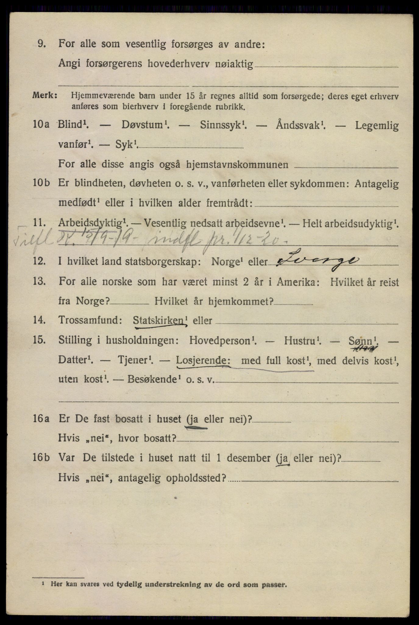 SAO, 1920 census for Kristiania, 1920, p. 266902