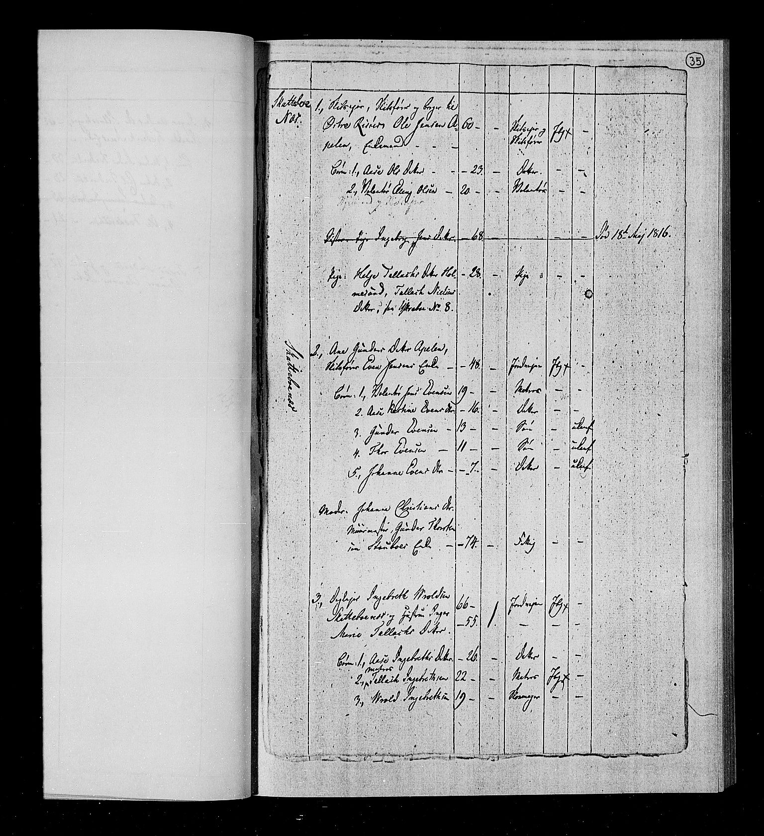 RA, Census 1815, vol. 1b: Dypvåg parish, 1815, p. 37