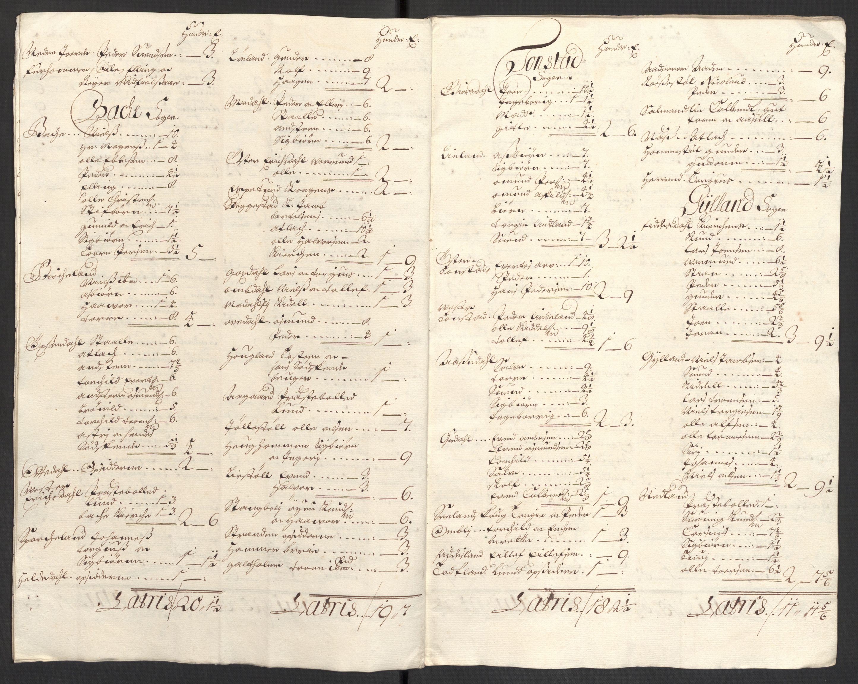 Rentekammeret inntil 1814, Reviderte regnskaper, Fogderegnskap, AV/RA-EA-4092/R43/L2547: Fogderegnskap Lista og Mandal, 1698-1699, p. 85