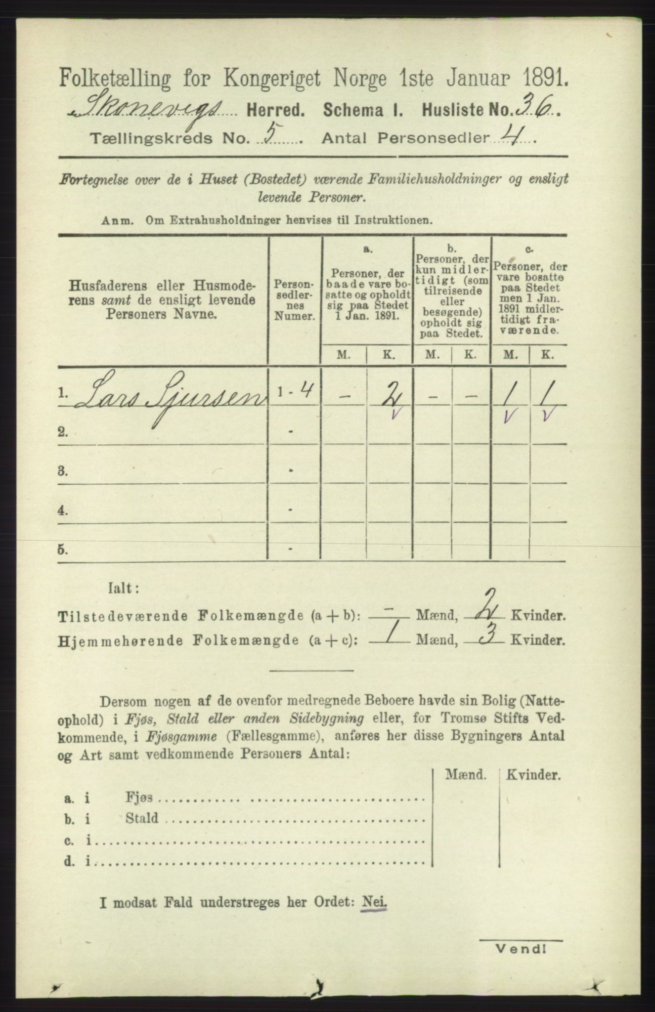 RA, 1891 census for 1212 Skånevik, 1891, p. 1256