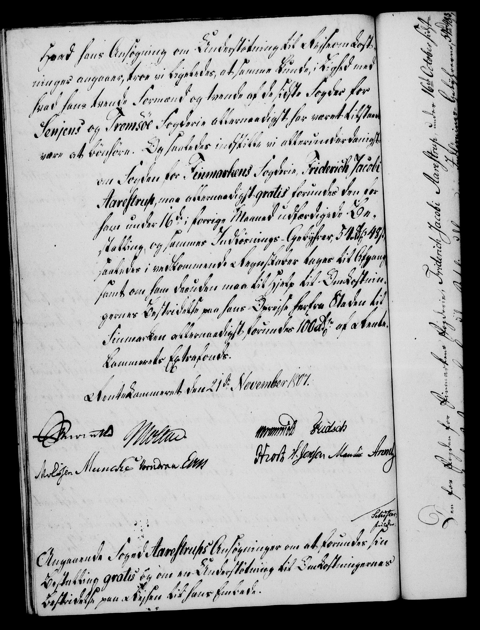 Rentekammeret, Kammerkanselliet, RA/EA-3111/G/Gf/Gfa/L0089: Norsk relasjons- og resolusjonsprotokoll (merket RK 52.89), 1807, p. 577