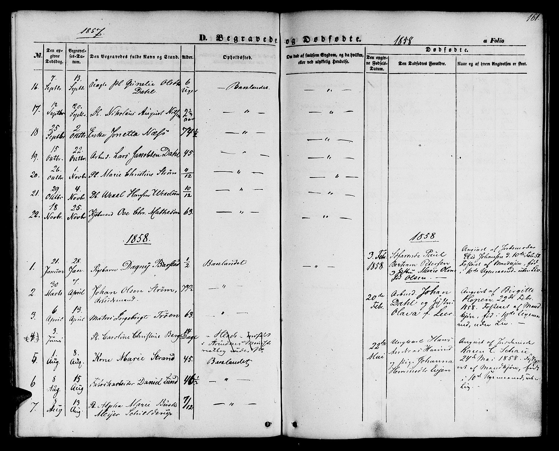 Ministerialprotokoller, klokkerbøker og fødselsregistre - Sør-Trøndelag, SAT/A-1456/604/L0184: Parish register (official) no. 604A05, 1851-1860, p. 161