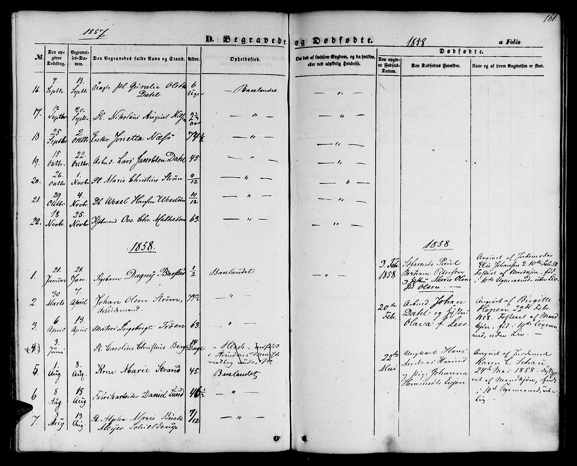 Ministerialprotokoller, klokkerbøker og fødselsregistre - Sør-Trøndelag, AV/SAT-A-1456/604/L0184: Parish register (official) no. 604A05, 1851-1860, p. 161